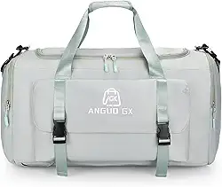 Bolsa grande de Viagem Esportiva academia Feminina, Grande Capacidade, Compartimento com Zíper e impermeável, alça de ombro e vira mochila (verde)