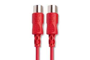 Hosa MID-305RD MIDI Cable, 5-pin DIN to Same, 5 Feet