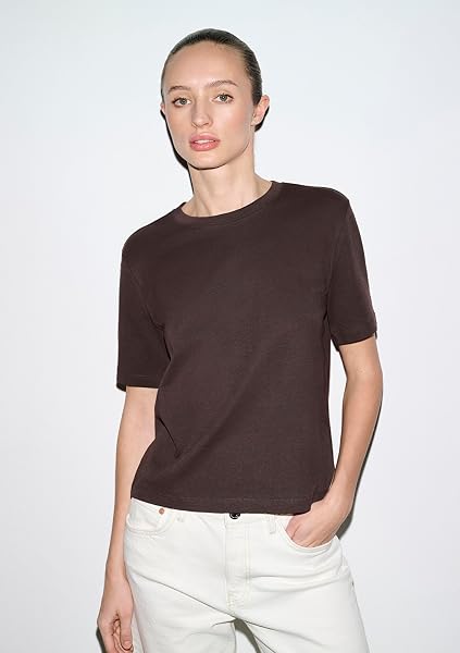 Mavi Siyah Basic Tişört Semi Slim Fit/Yarı Dar Kesim 1613588-900