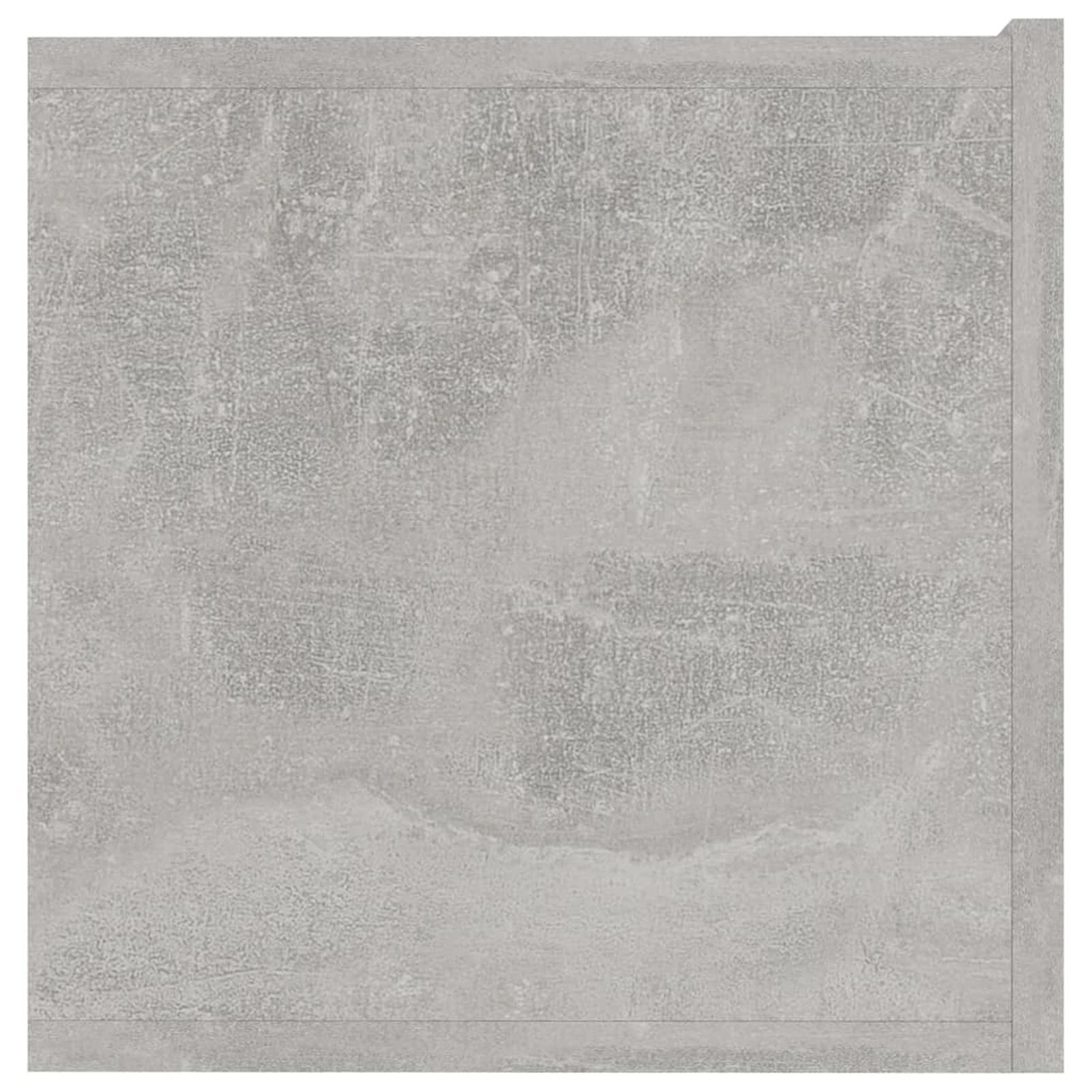 Festnight Mobile a Parete, tv Sospesa, Soggiorno, Moderna, in Legno Multistrato Grigio Cemento 80x30x30 cm