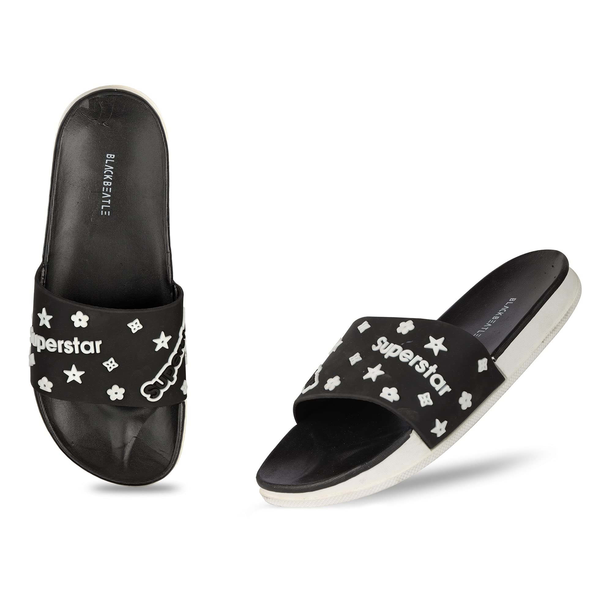 blackbeatle Superstarmens flip flops for Men, Black, 40(Euro) (B09C2GK8L3) Amazon Price History, Amazon Price Tracker