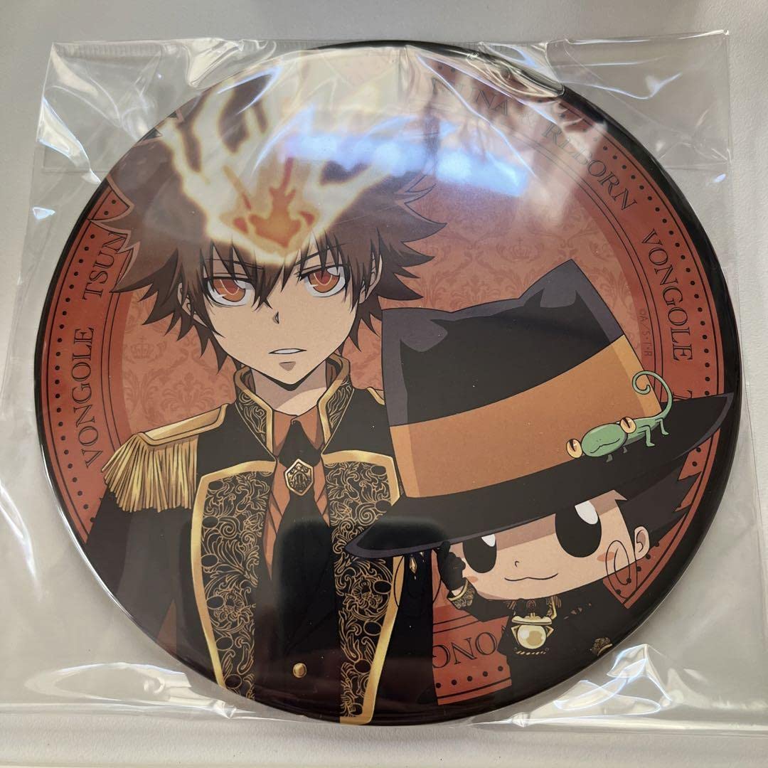 Amazon.co.jp: 家庭教師ヒットマンREBORN! BIG缶バッジ 沢田綱吉  