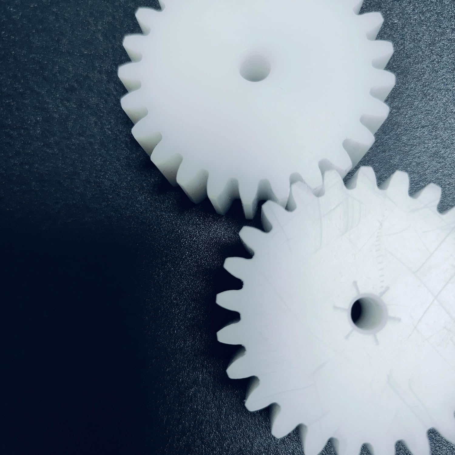 Plastic Motor Pinion Gears,1pcs Nylon Cylindrical Gear, Step Spur 1 Module 15 Teeth Straight 4-8mm Bore(4MM BORE)