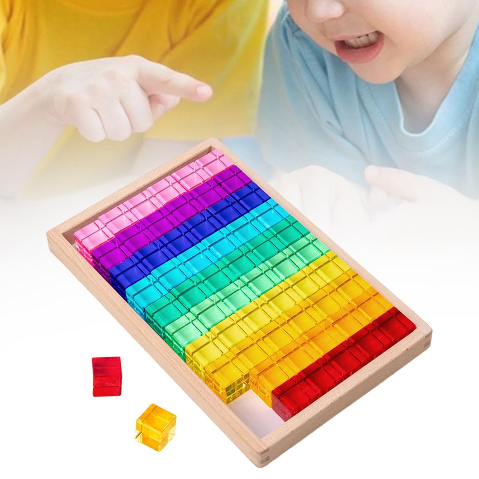 Cubos de Construcción Apilables para Fomentar La Motricidad Fina Y El Desarrollo Sensorial: ¡Ideal para Regalar!, 60 Piezas