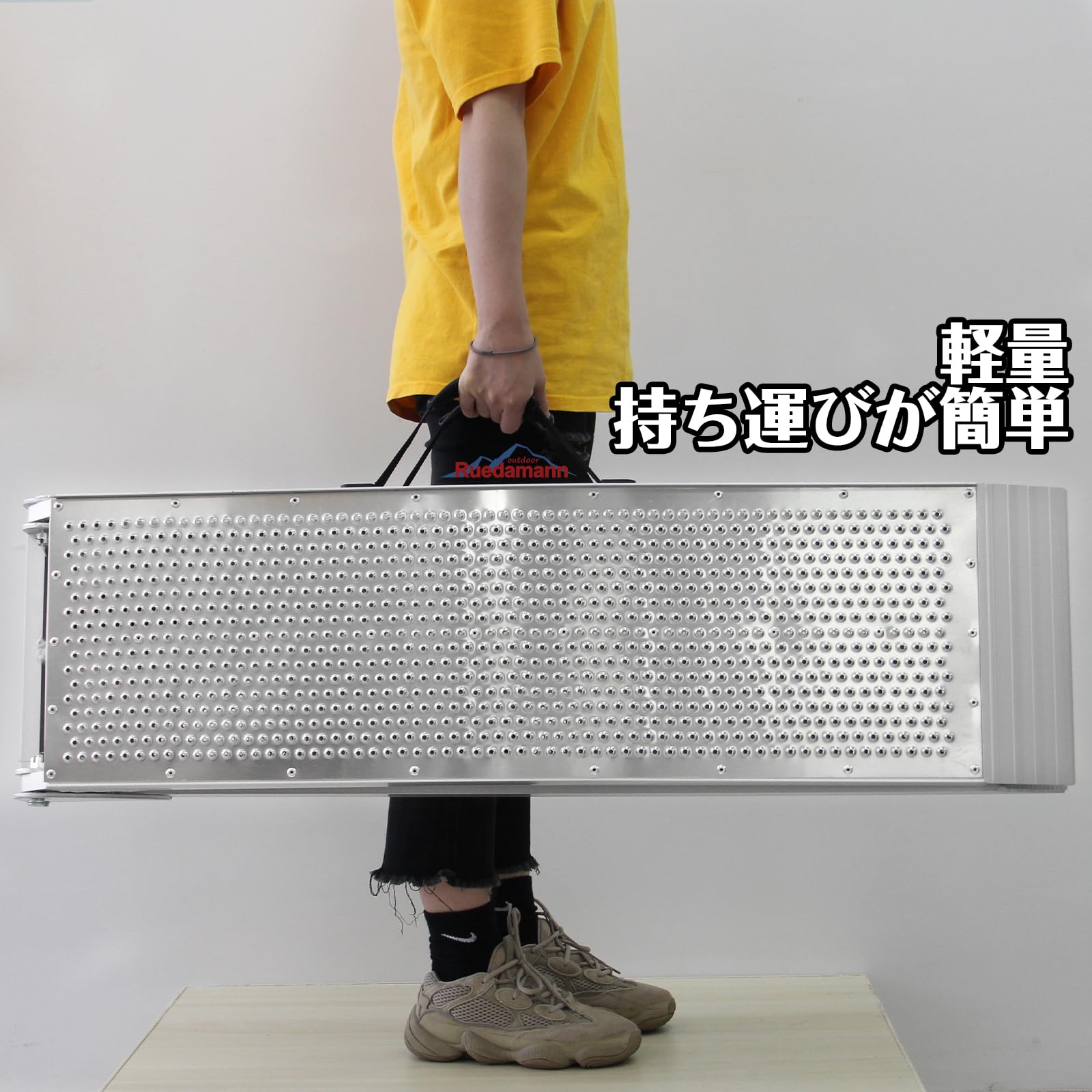 Amazon.co.jp: Ruedamann バイク ラダーレール 2本 長さ215cm 幅28cm