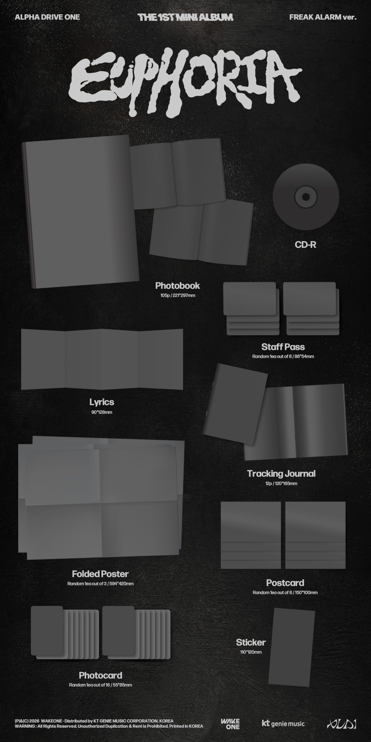 Amazon.co.jp: ALPHA DRIVE ONE - 1ST MINI ALBUM [ EUPHORIA ] 韓国盤