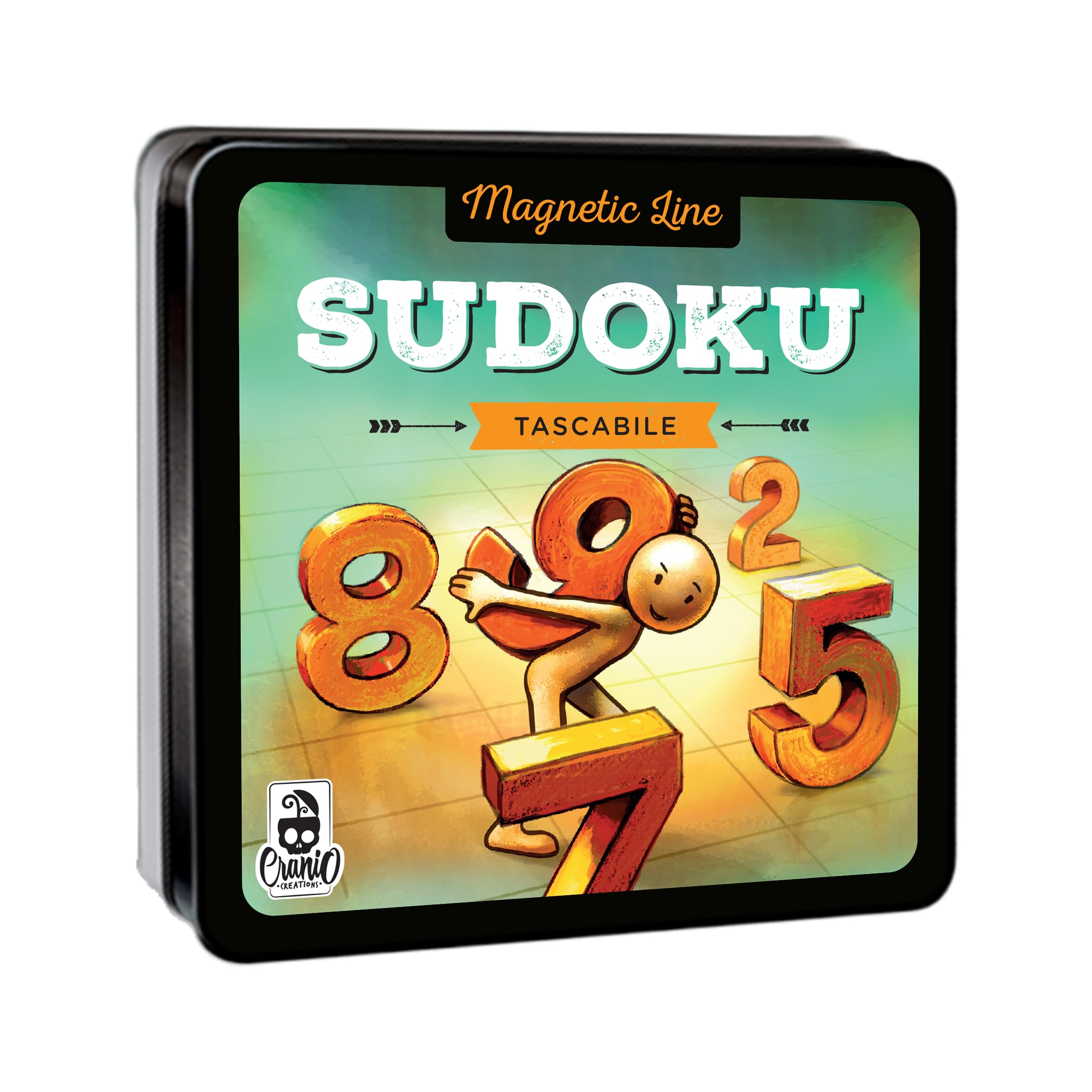 Cranio Creations - Magnetic Line Sudoku, The Great Classic In Pocket Magnetic Version, Italian Edition