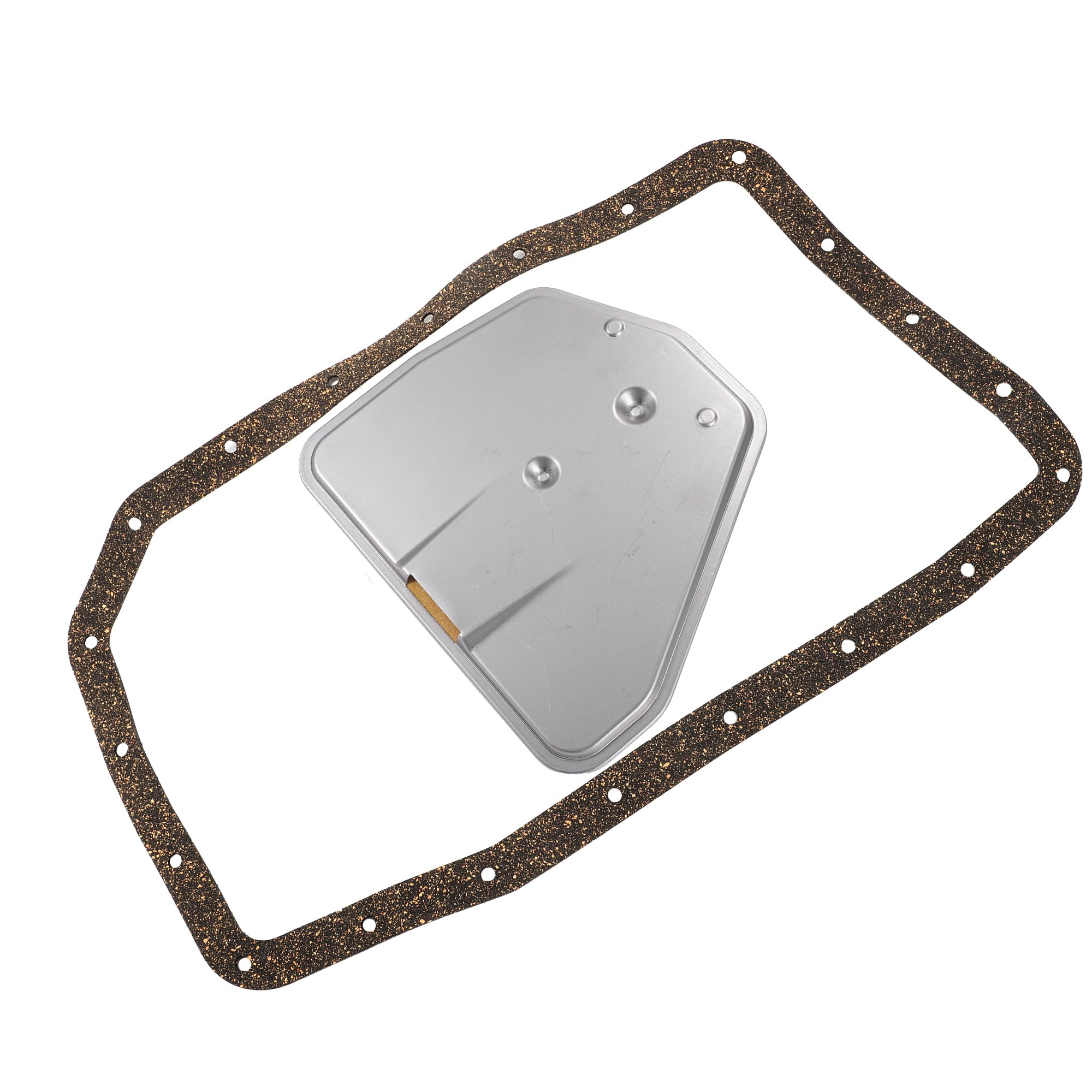 QUARKZMAN Kit De Filtro De Transmisión 6Hp26 Para Ford Explorer 2006-2007 | Metal Y Madera Blanda, Plateado, 6Hp26/6Hp32/6R60/6R80, Oe 24117543550, 21 Agujeros, 1 Filtro+1 Junta