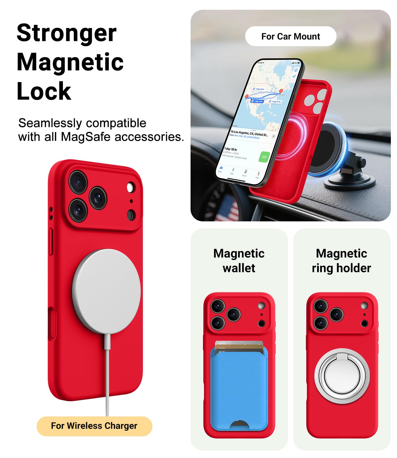 Apple Silicone MagSafe Phone Case For IPhone 17 Pro Max, Orange (MGFL4ZM/A - View #5