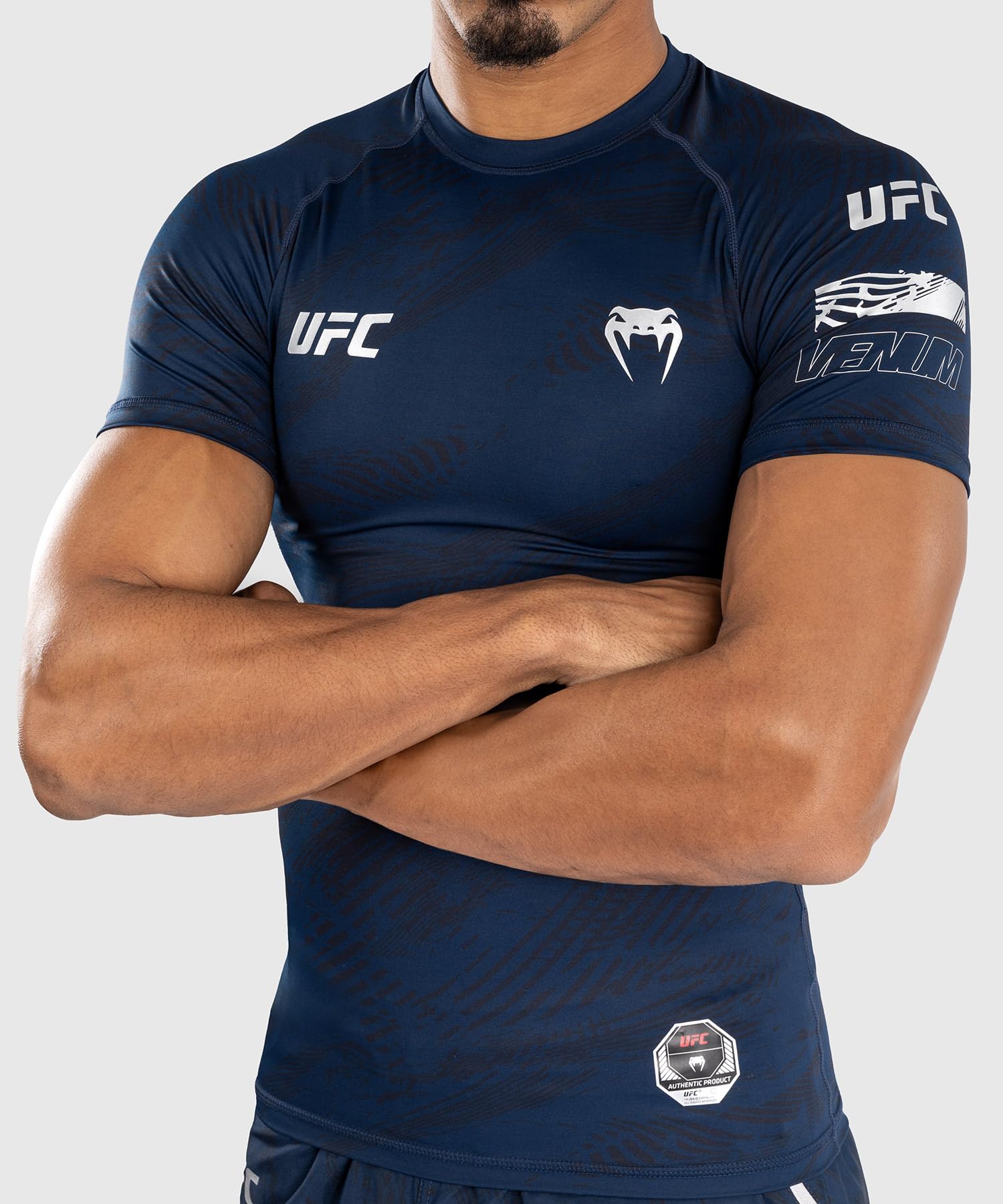 VENUM Fight Week Men's Performance Short Sleeve Rashguard Camisa de Guardia erup Hombre (Pack de 1)
