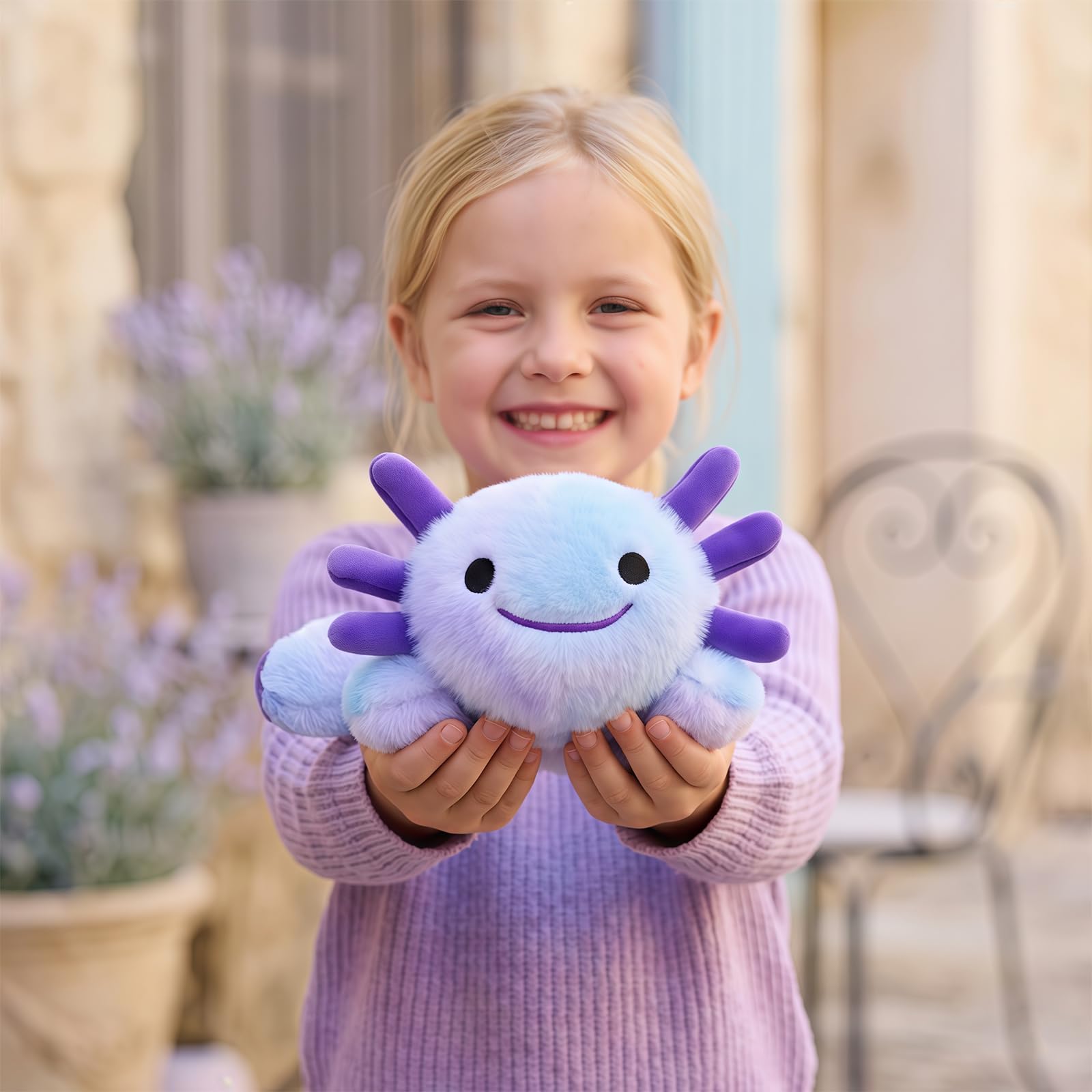 Axolotl pluszowe zwierzątko, Axolotl, maskotka do przytulania, wydra do spania, wypchane zwierzę, przytulanki, zwierzęta ciężarowe dla dzieci