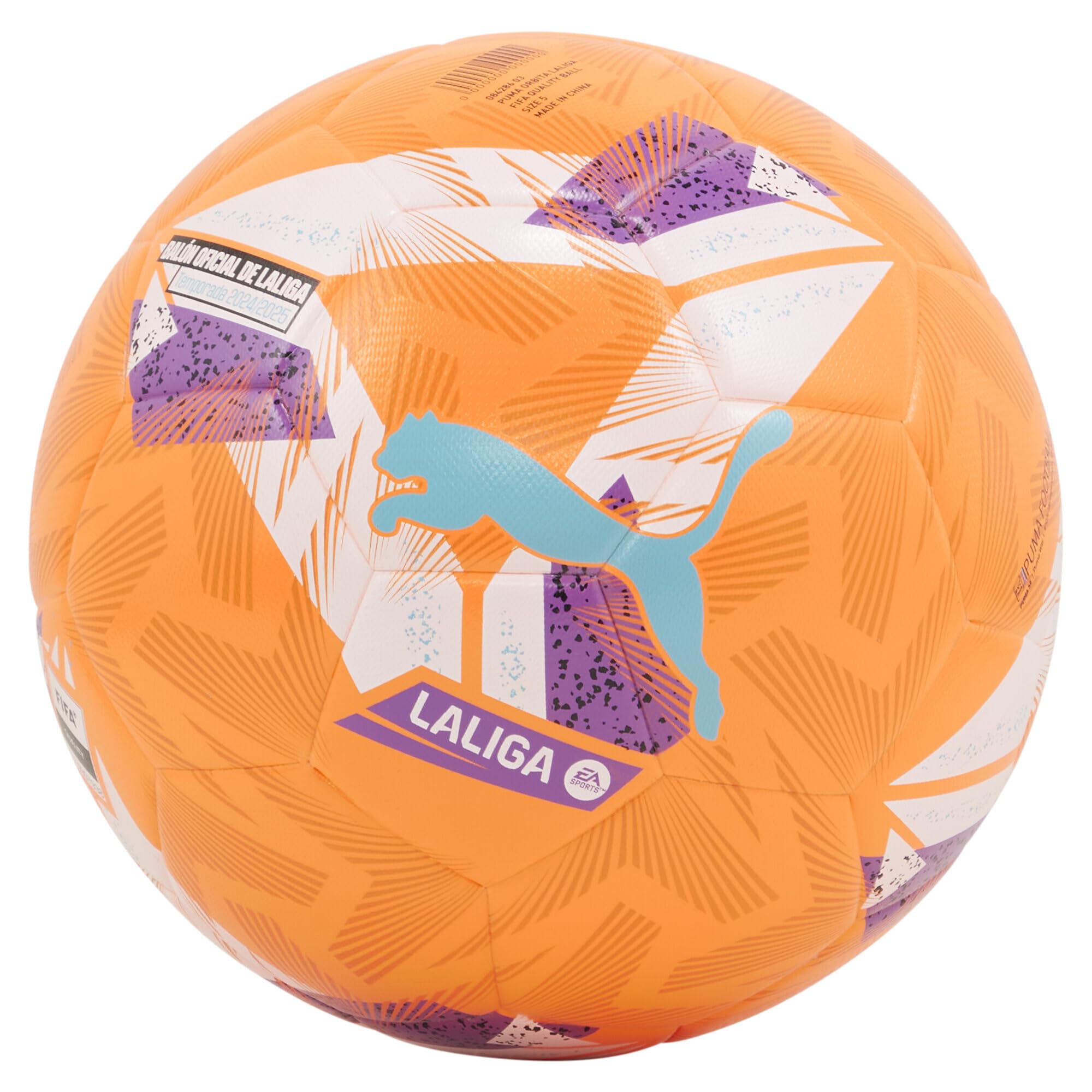 PUMA Balón de fútbol LaLiga 1 (FIFA® Quality) 5, Fluo Orange Multicolor