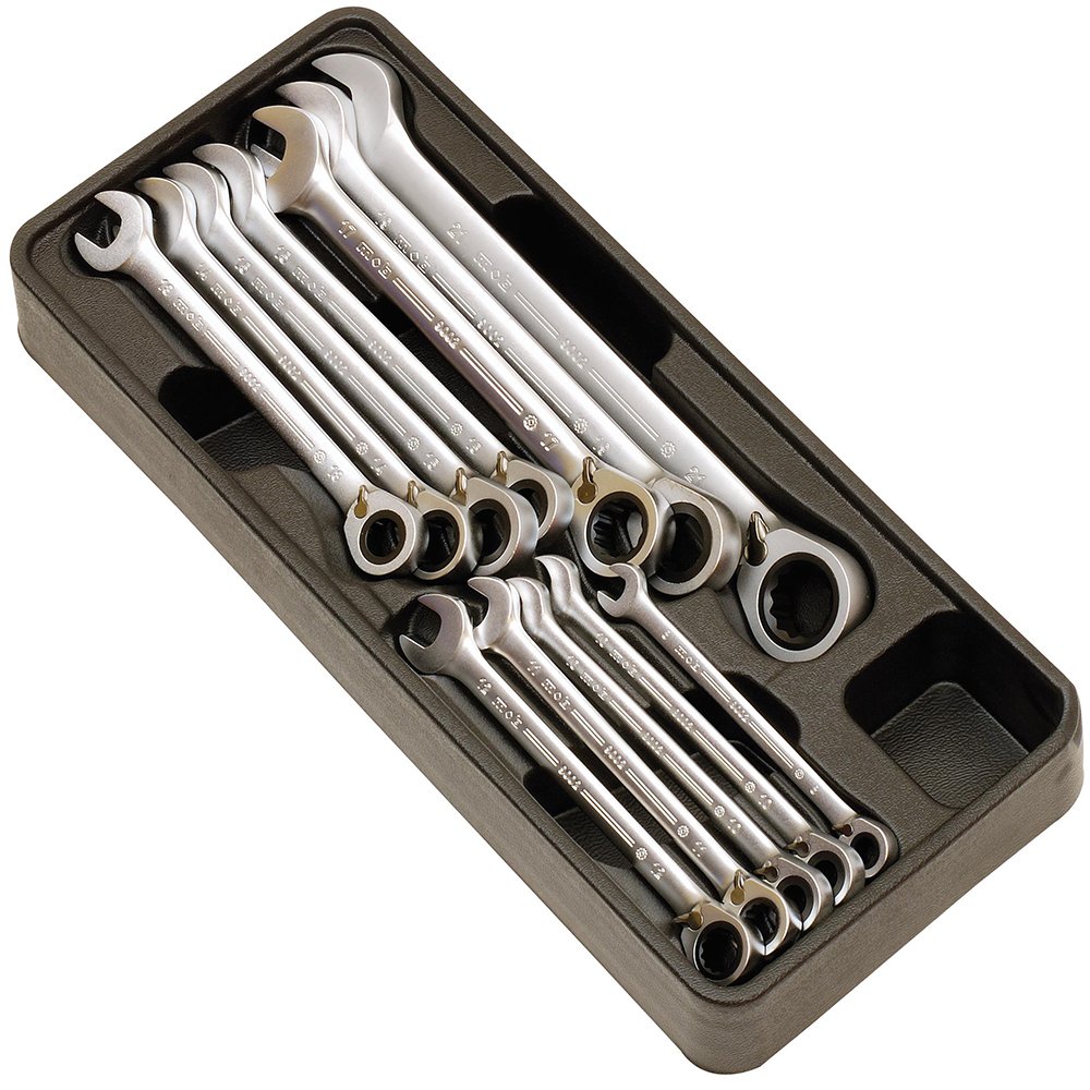 Peddinghaus 9548012001 carro de taller Módulo con – Llave de carraca 12 piezas)