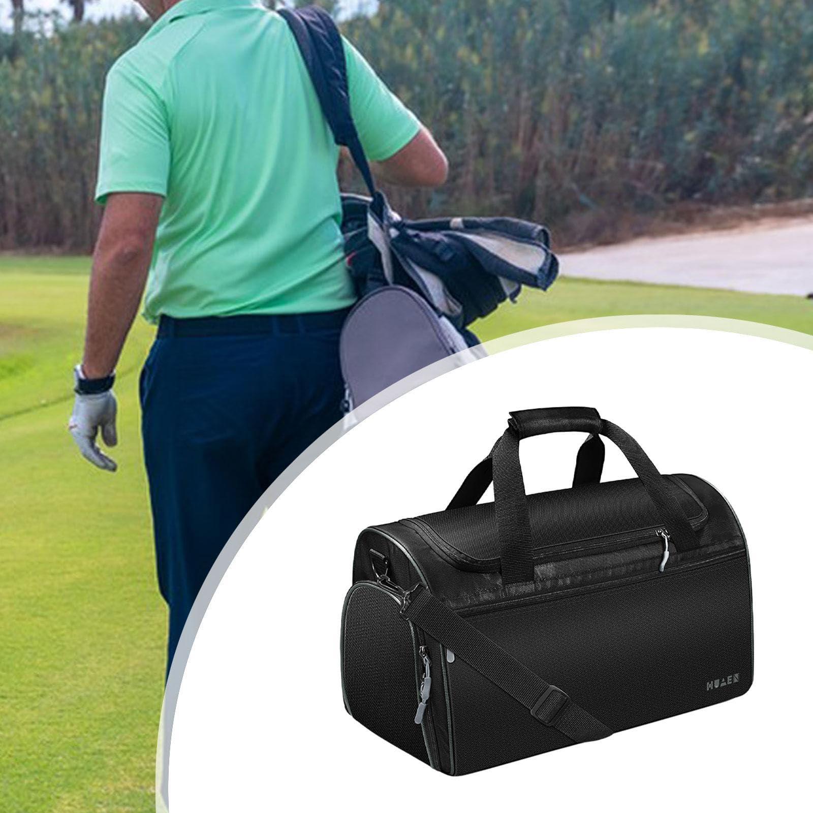 Sporttasche Weekender Übernachtungstasche mit Schuhfach, Sporttasche für Reisen, Outdoor, Golf-Zubehör, 46 x 28 x 29 cm