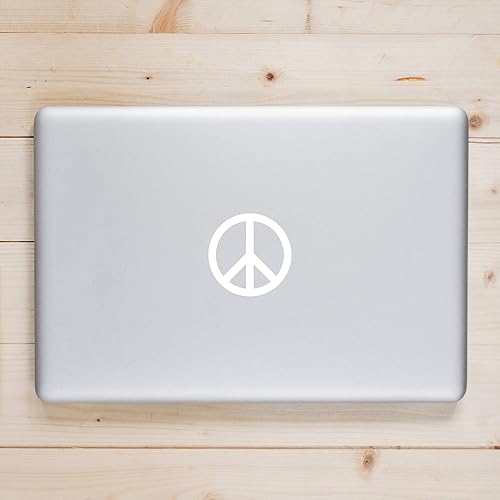 Miniatura 9 de Adhesivo de vinilo con símbolo de la paz histórico de la impresión subterránea, con texto en inglés "Live Love 60", color negro