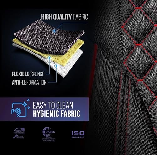 Miniatura 6 de V-Truck Corp Funda de asiento para KenworthT680 T880 W990 OEM Seat Models.