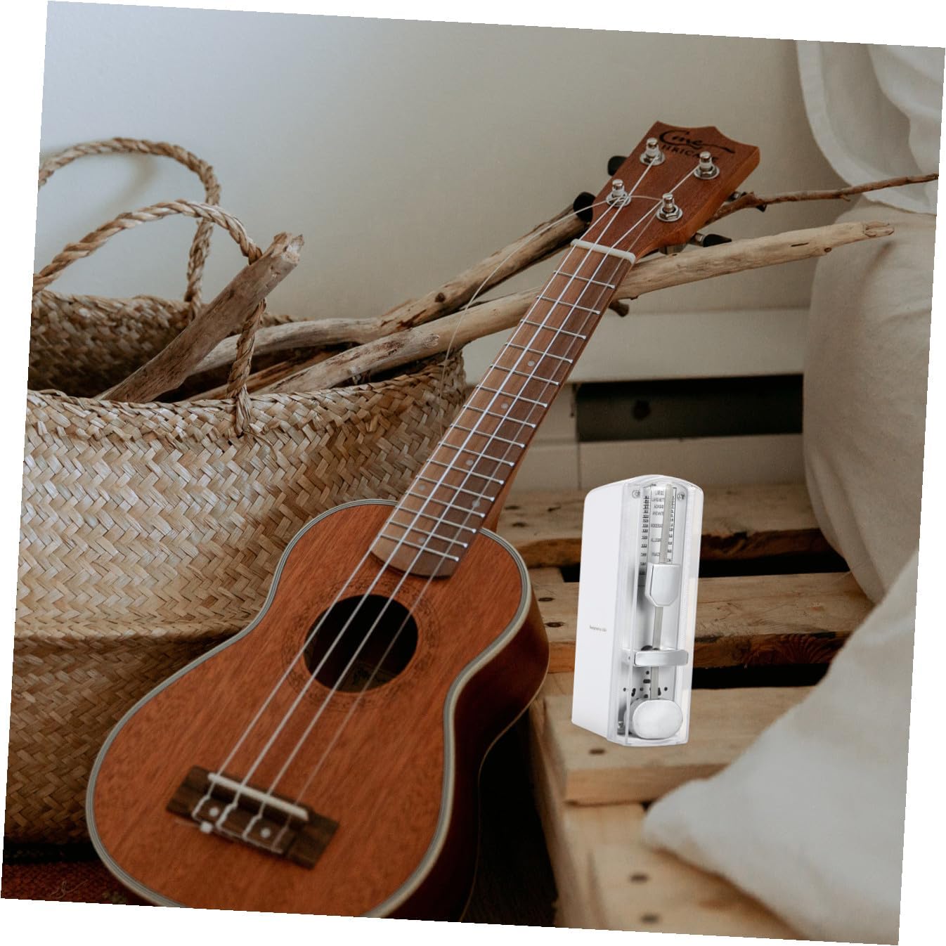 Mechanical Metronome Precision Beat for Piano Guitar Violin Drum Guzheng Musicians Portable Mini White Practice Tool