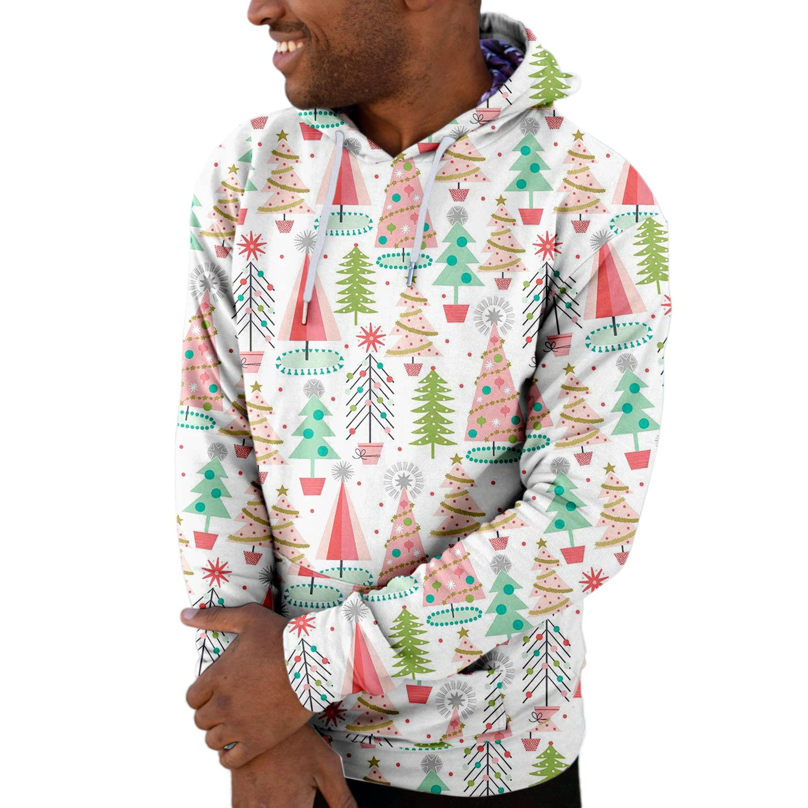 Pull de Noël drôle imprimé 3D fini les pulls qui grattent avec ce sweatshirt doux blanc S - 6