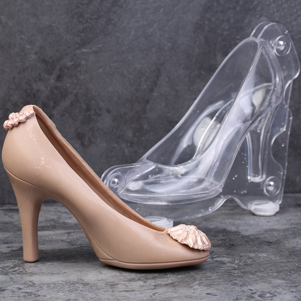 KALAIEN High Heel Shoes Chocolate Candy Mould Bundle 3D Molding Fondant Cake Moulds Big Size - Image 5