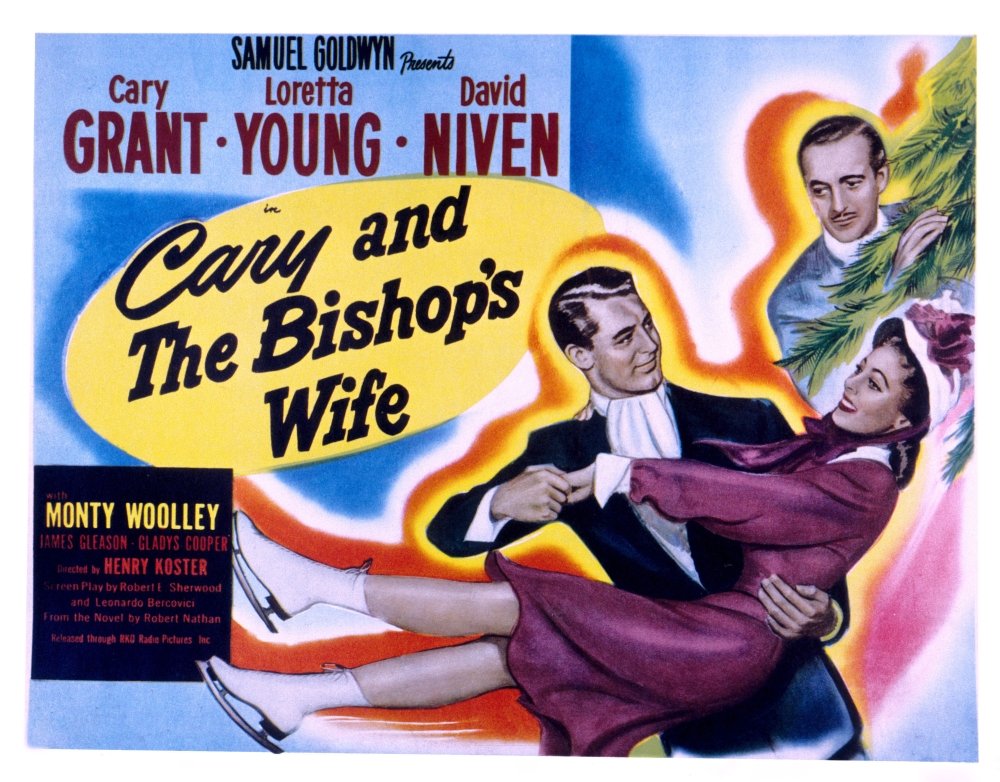 Posterazzi The Bishop'S Wife Cary Grant Loretta Young David Niven 1947 Movie Masterprint Poster Print, (14 x 11)