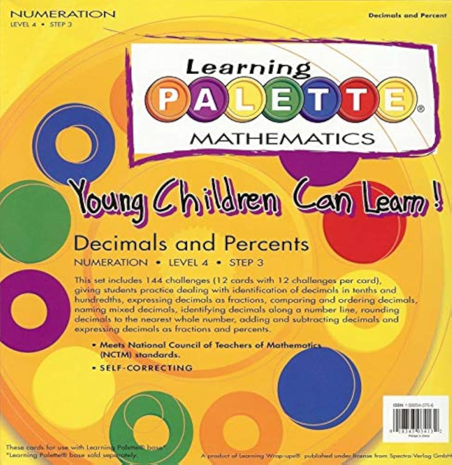 Learning Palette 4th Grade Math Decimals and Percentages