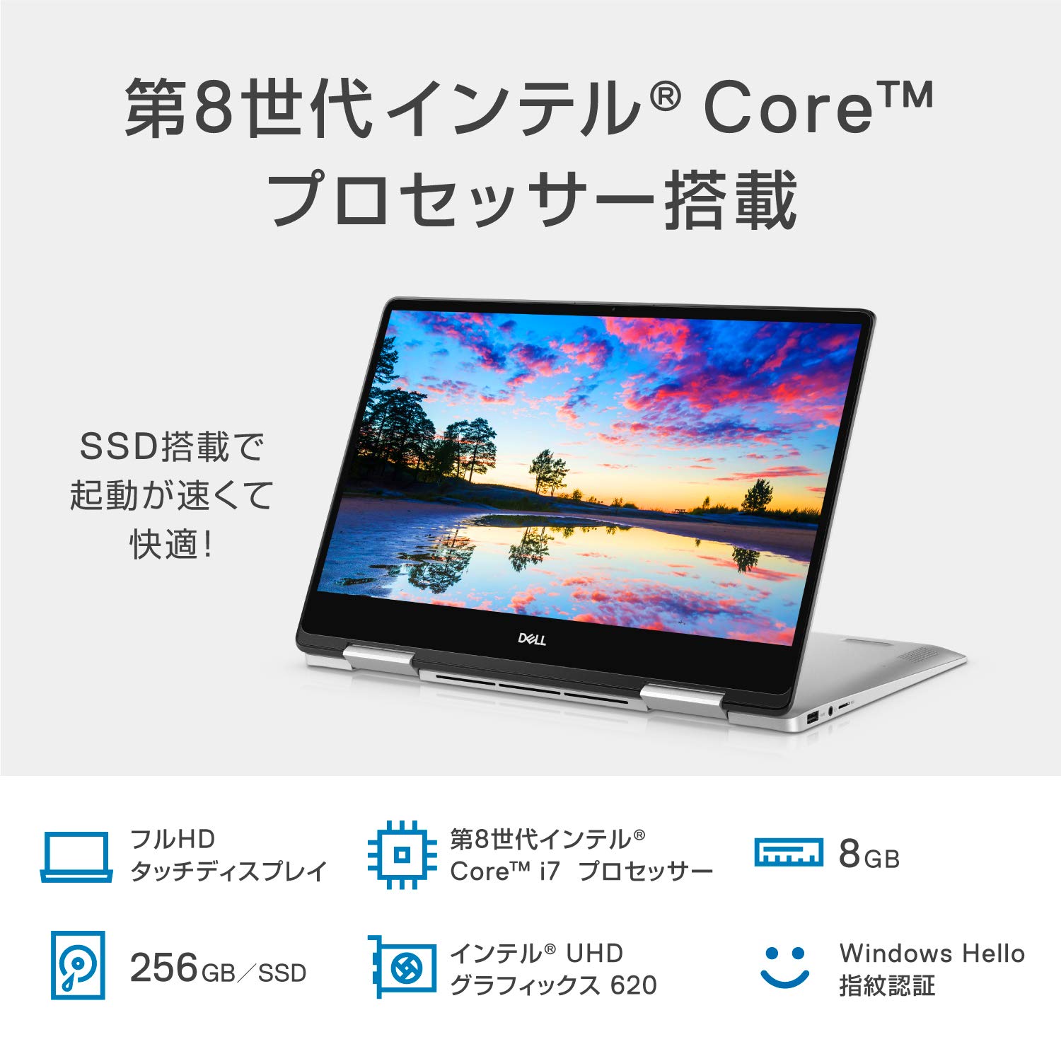Windows ノートPC DELL Amazon.co.jp: Dell 2in1ノートパソコン Inspiron 13 7386 Core i7