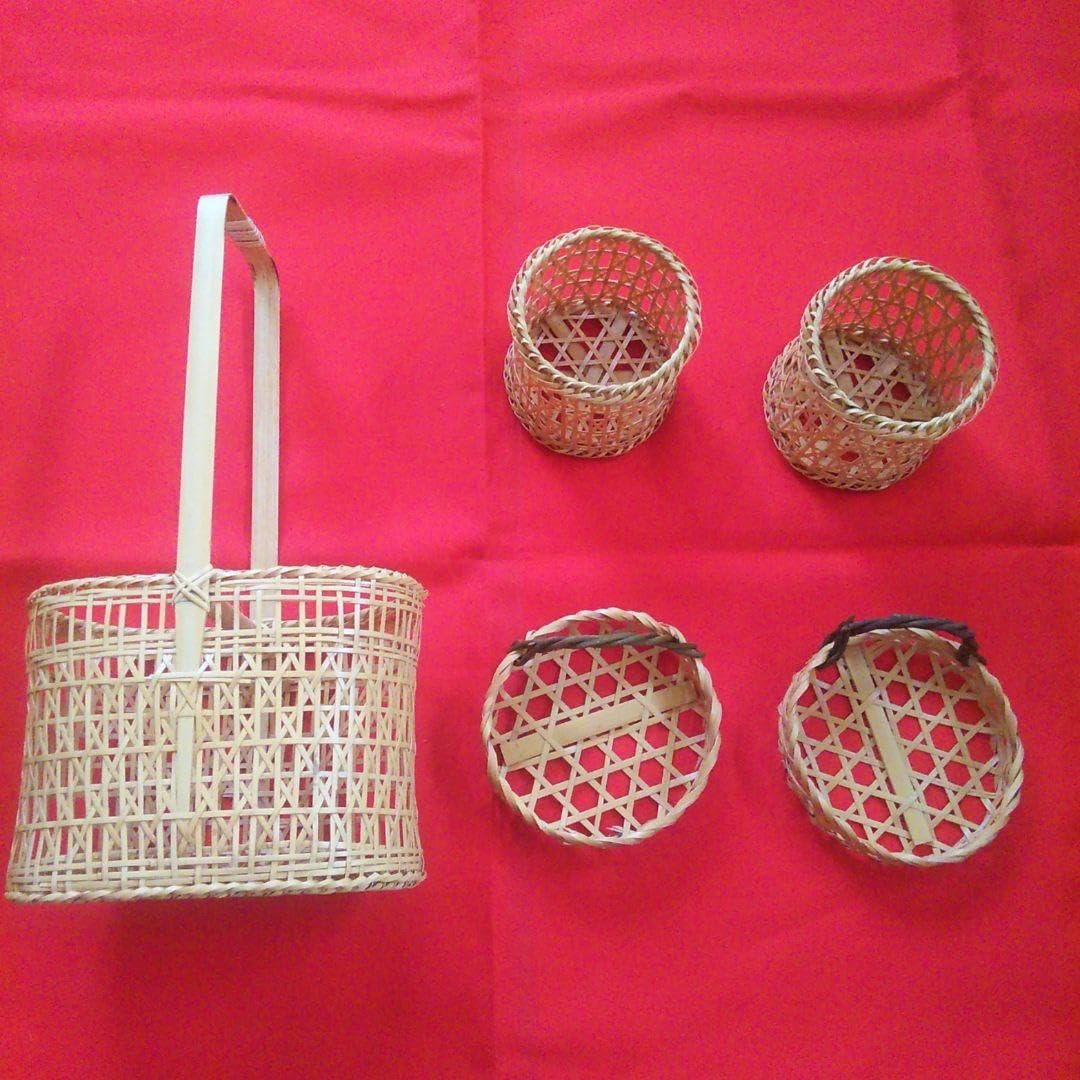 Amazon | 竹細工 伝統 工芸品 民芸品 竹籠 品 | 民芸品 | おもちゃ