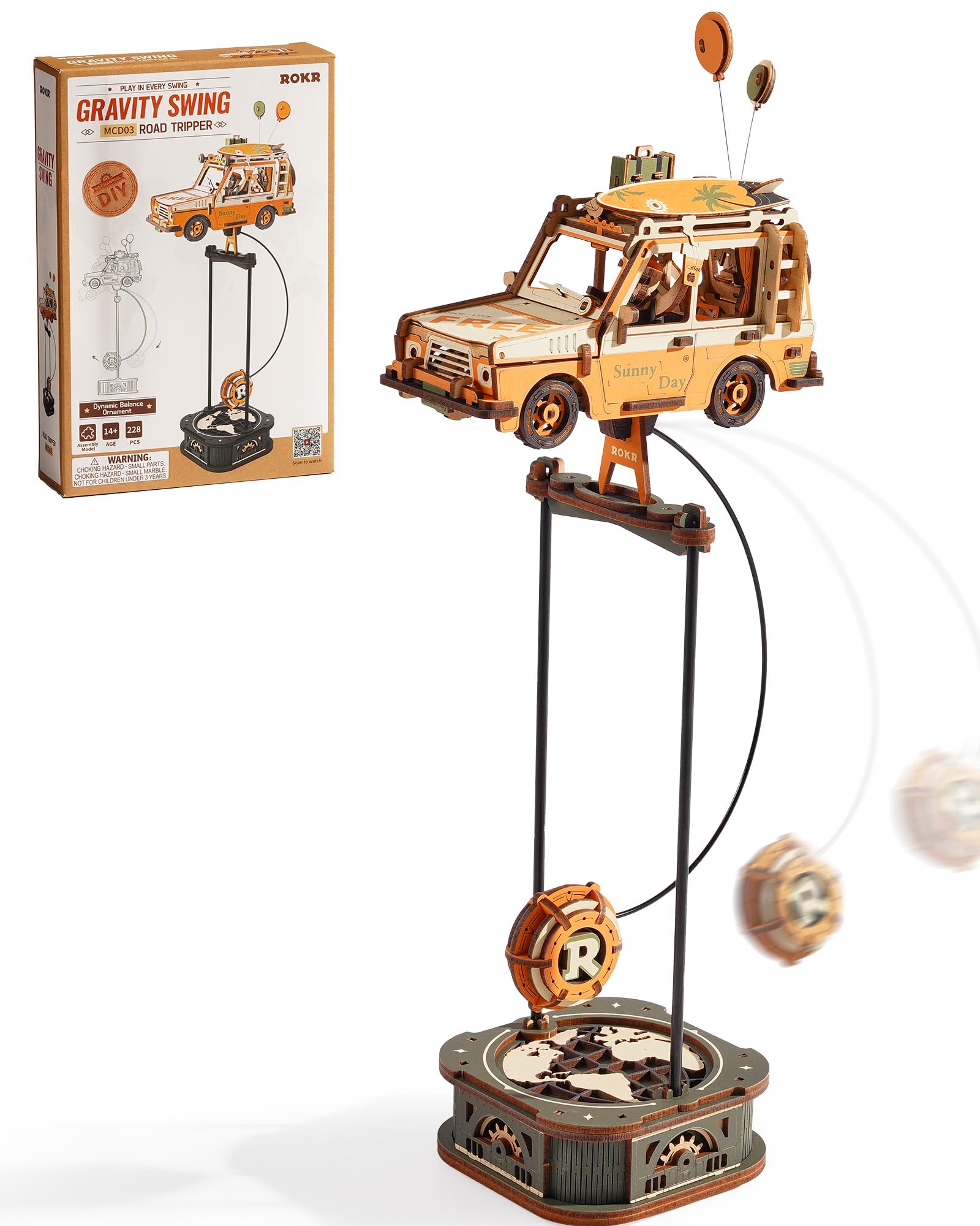 Amazon.com: ROKR Pendulum Balance Toy, 3D Wooden Puzzles for
