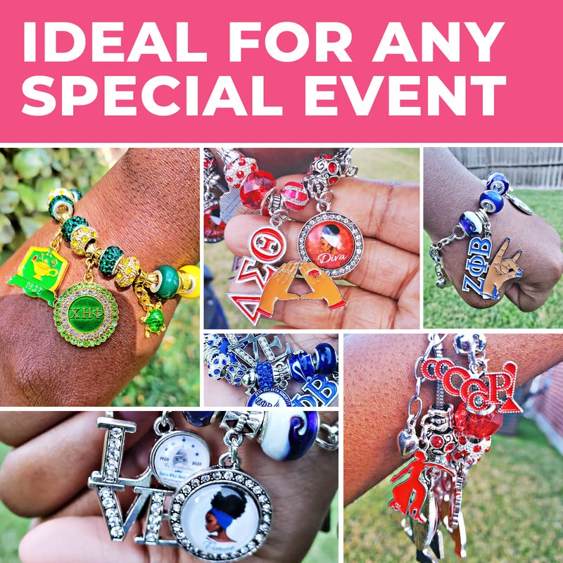 Reflections By Zana Sorority Custom Charm Bracelets 6