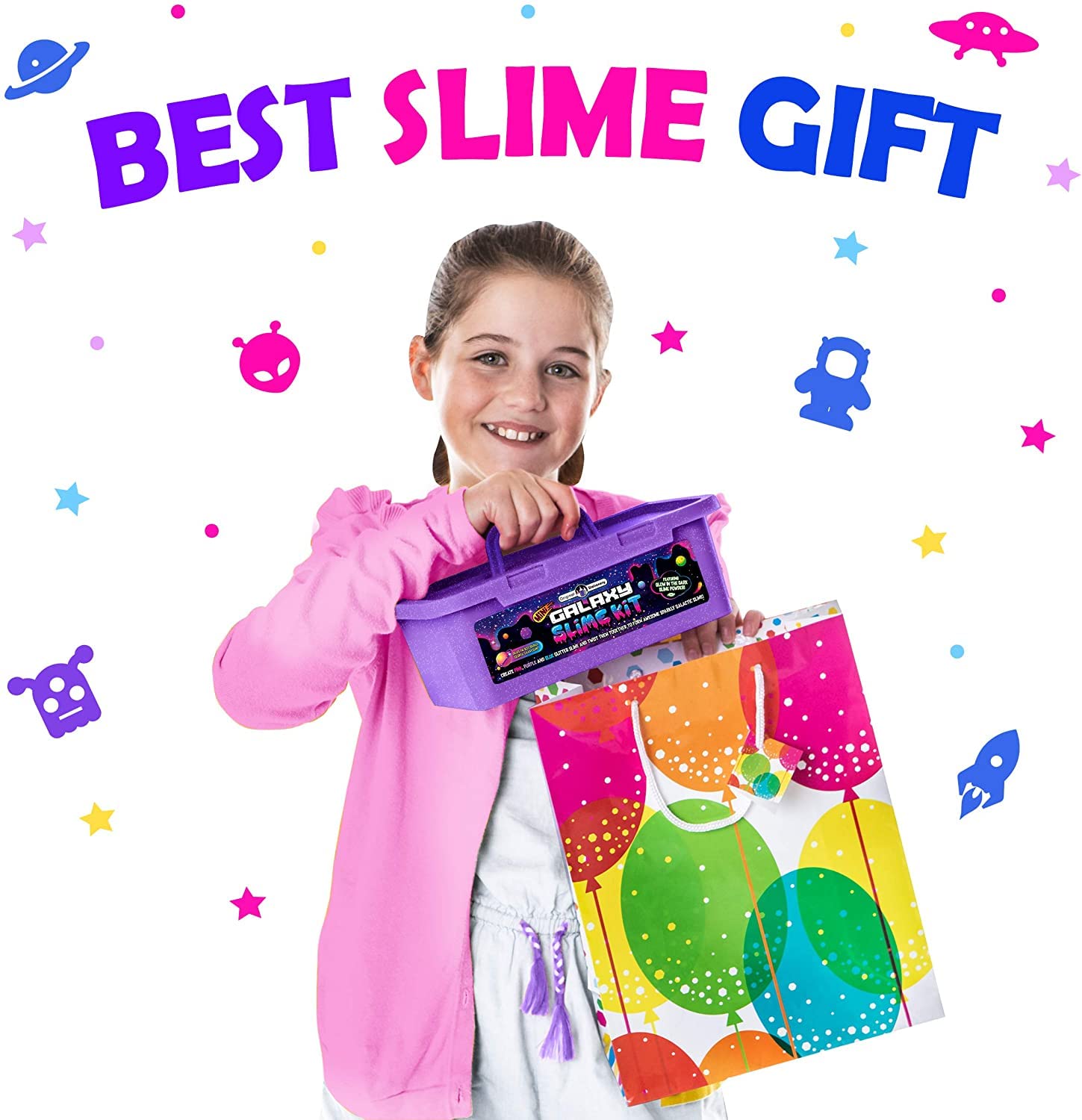 Original Stationery Mini Galaxy Slime Kit to Make Your Own Slime with