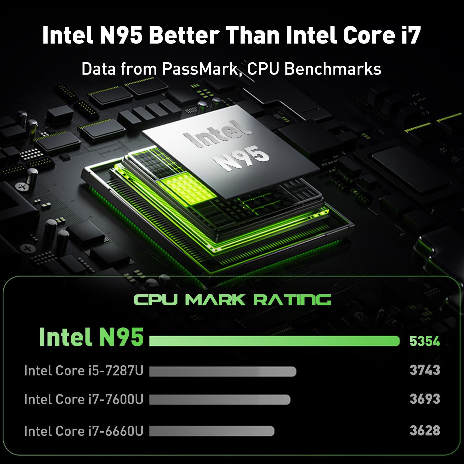 2026 New 15.6'' Laptop Compatible with Windows 11, 8GB RAM 256GB SSD, Quad-Core Processor(2.9GHz), 1080p FHD Display, Backlit Keyboard, USB3.2Gen1, Mini HDMI, WiFi5, Bluetooth5, TF Card Slot, Black — view 8