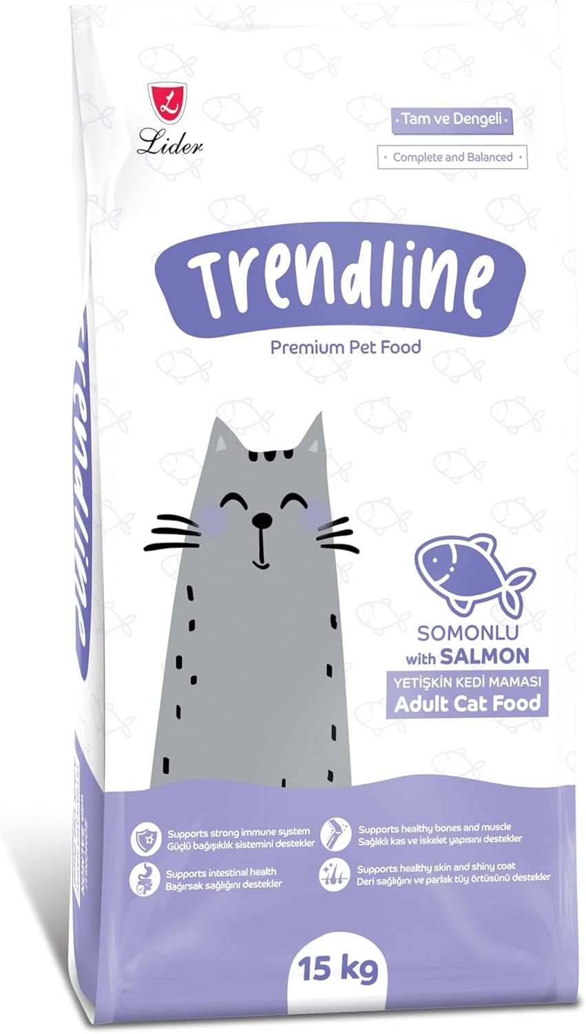 Trendline Somonlu Kedi Maması 15 kg