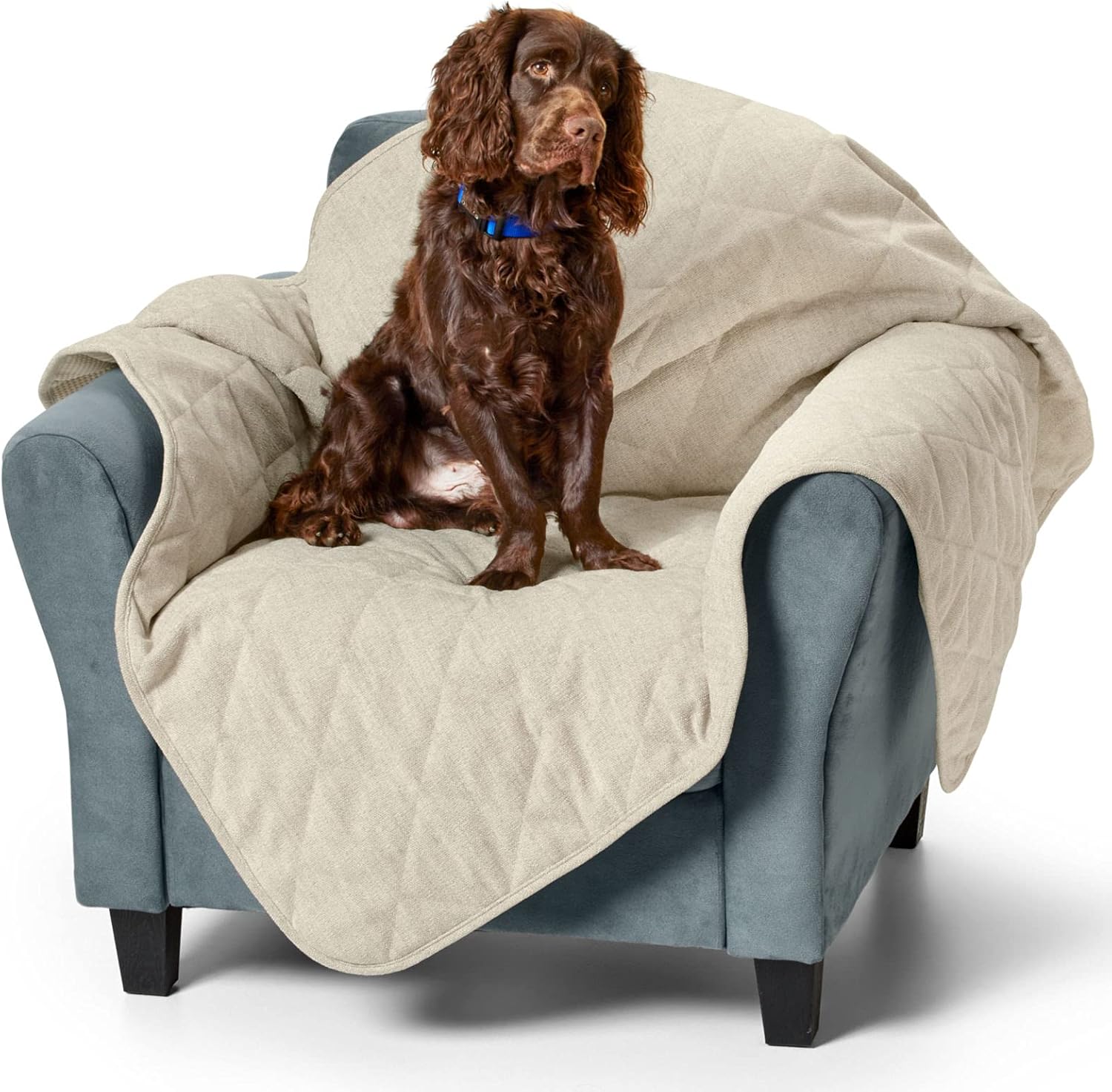 Orvis GripTight Quilted Throw Dog Blanket Cozy Washable