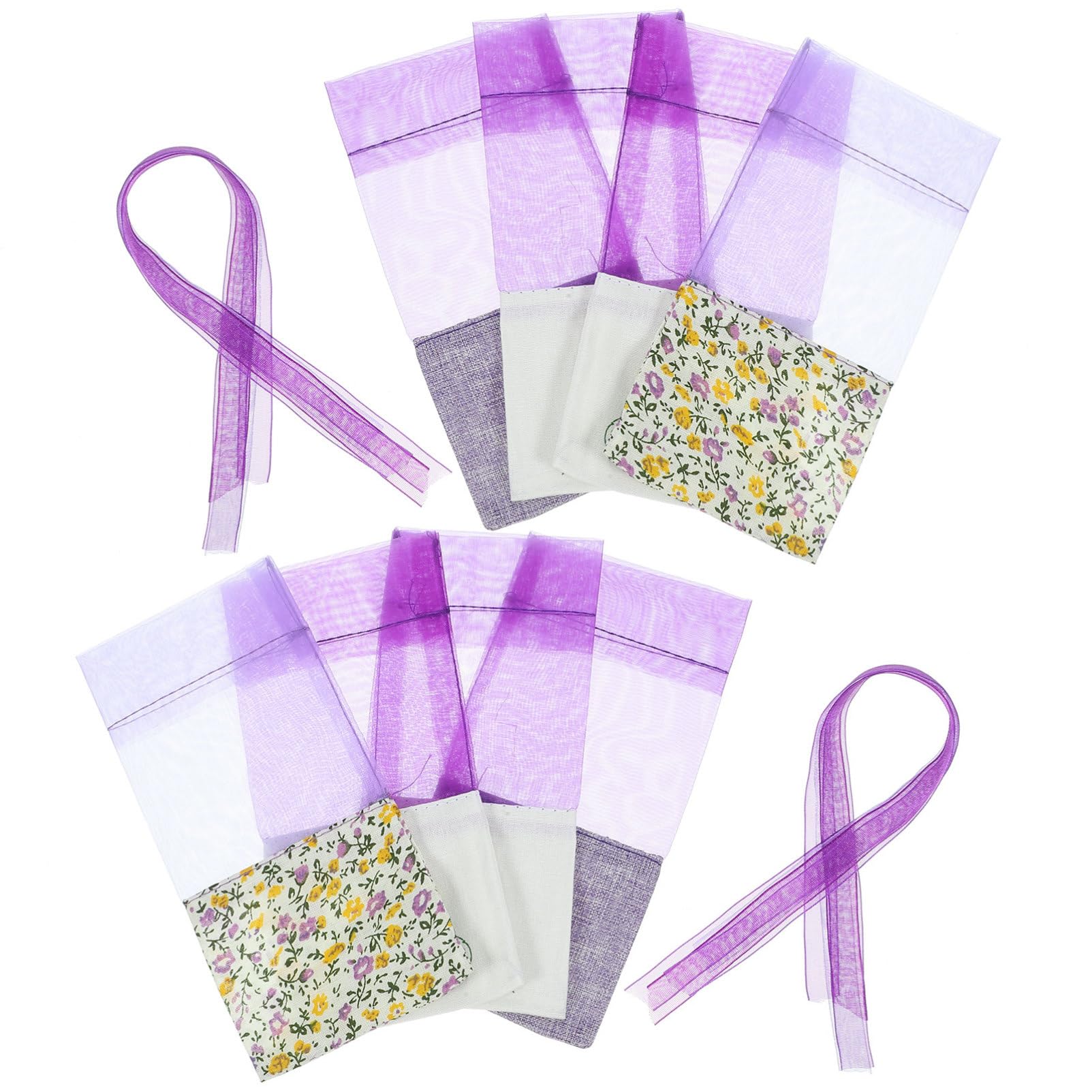 ABOOFAN 72 Pz Borsa morbida bustina di lavanda bustina vuota sacchetti per gioielli sacchetti borse di stoccaggio sacchetti di lavanda sacchetti per bomboniere medio Borsa