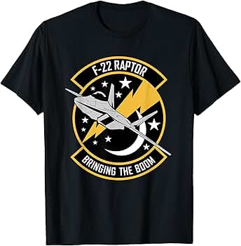 Amazon.com: F-22 Raptor T-shirt T-Shirt : Clothing, Shoes