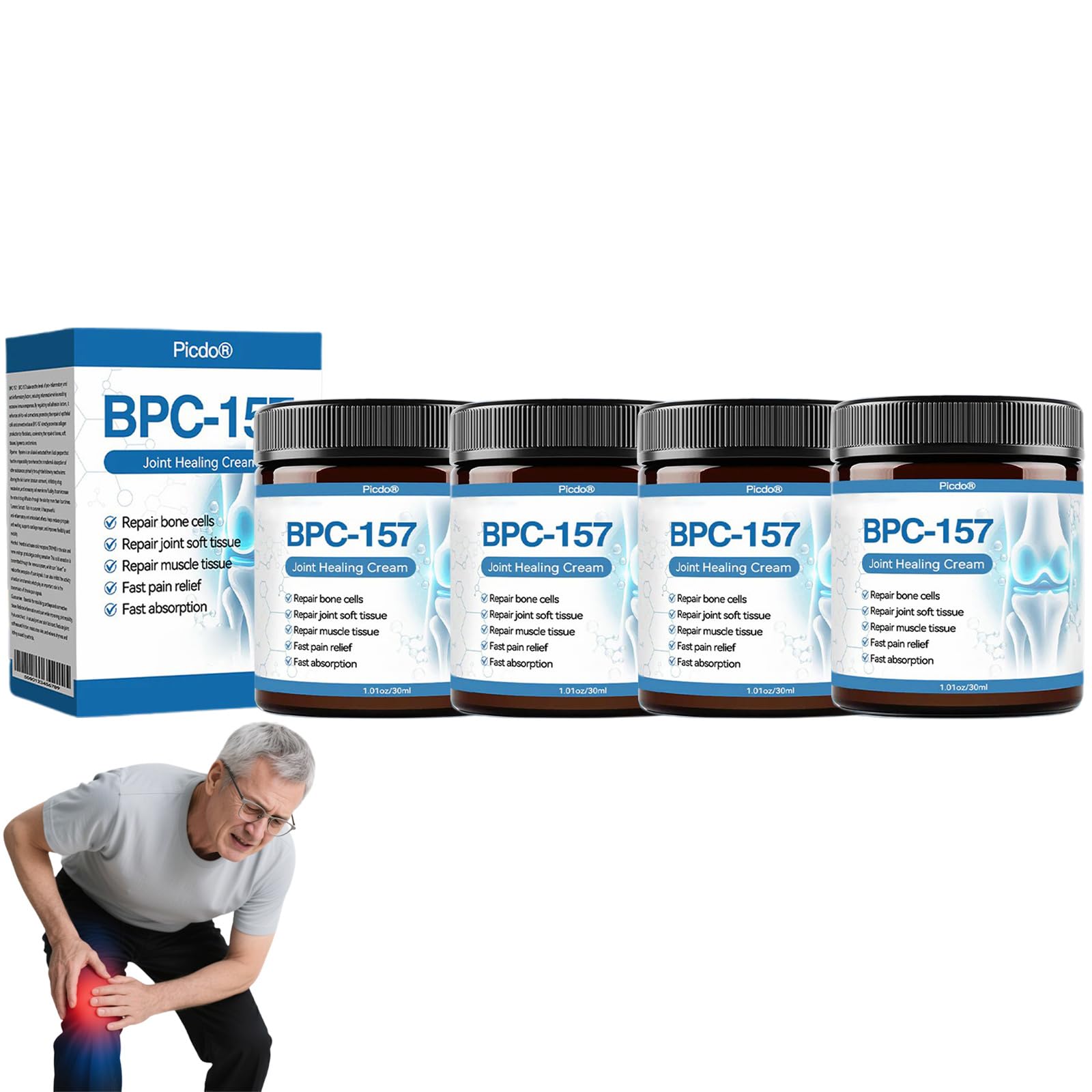 Picdo Joint Cream,Picdo Peptide Complex Soothing Cream,Effectively Improve Joint discomfort and Enhance Mobility (4)