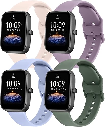 Miniatura 1 de Meliya Correas compatibles con Amazfit GTSGTS 2GTS 3GTS 2eGTS 2 miniGTS 4 miniGTS 4GTR mini, correas de repuesto de silicona de 0.787 pulgadas para