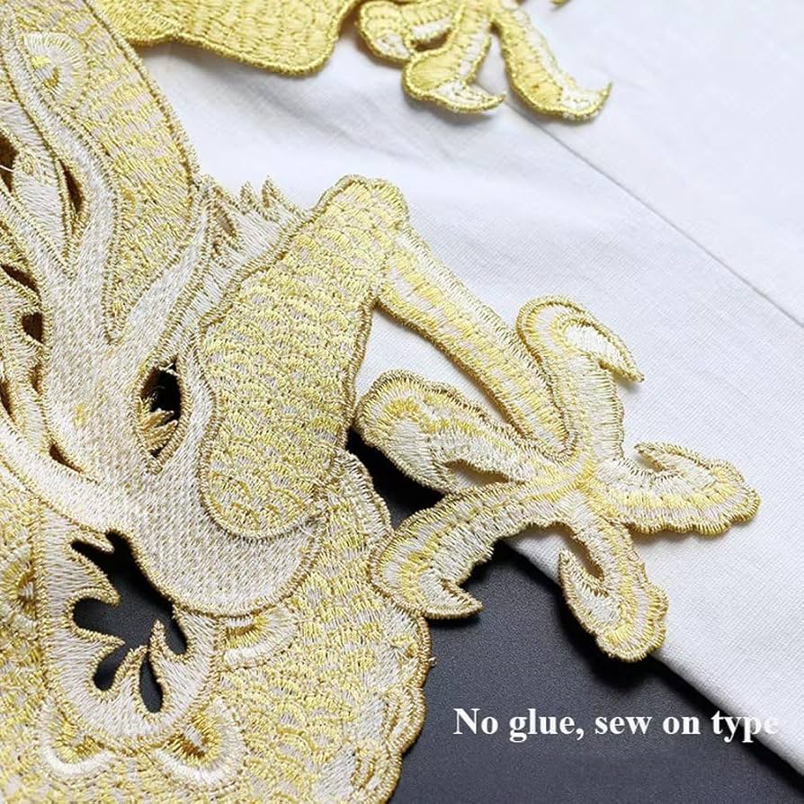 中華刺繍周芸品 Amazon.co.jp: 龍 刺繍パッチ 大きめ 中華風 ファッション
