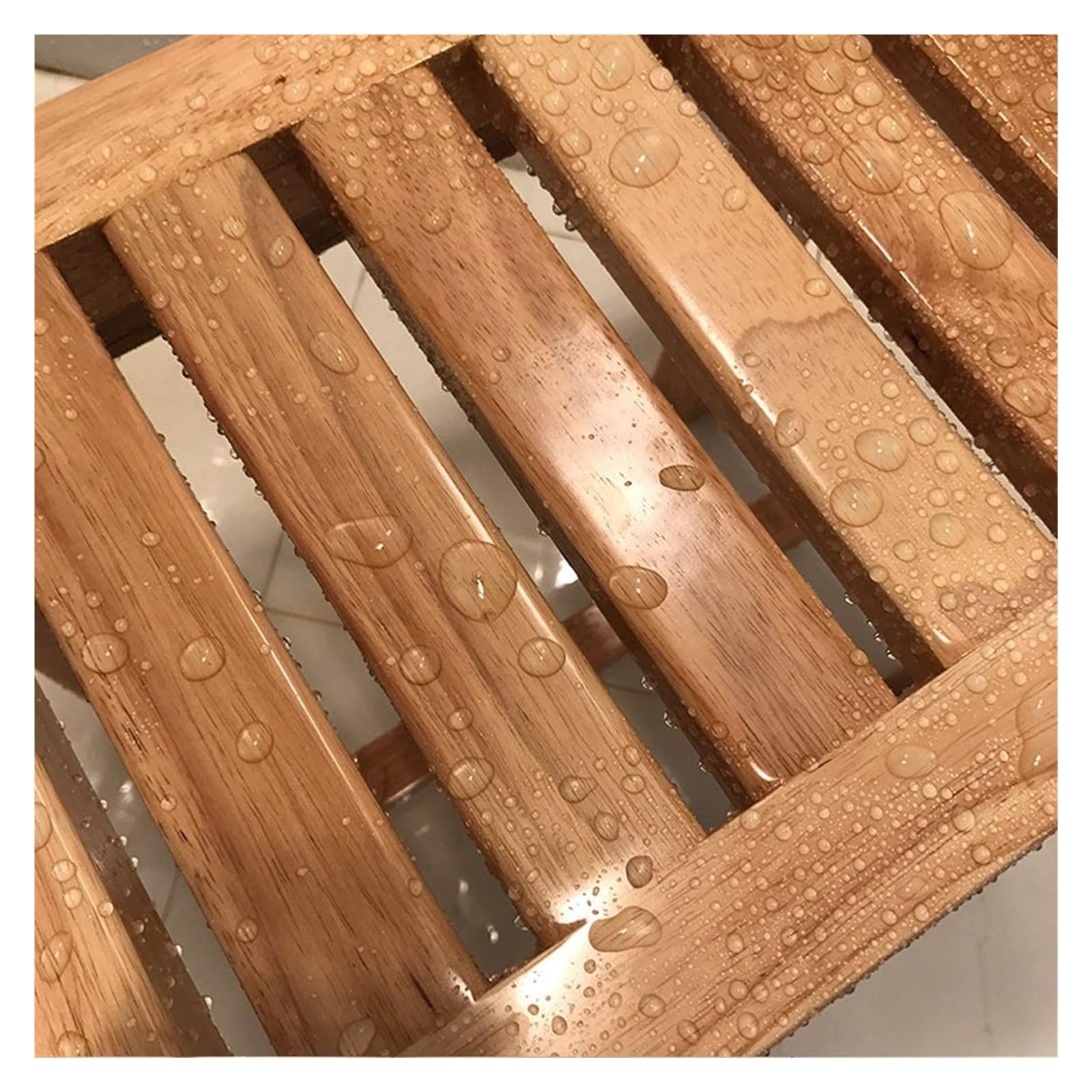 Banco De Ducha De Teca De Lujo,Asientos De Ducha Impermeables De Madera Asiento De Baño De Ducha Silla De Madera Pequeña Taburete De Medicina para Ancianos Soporte De Baño para Ancianas Embarazadas