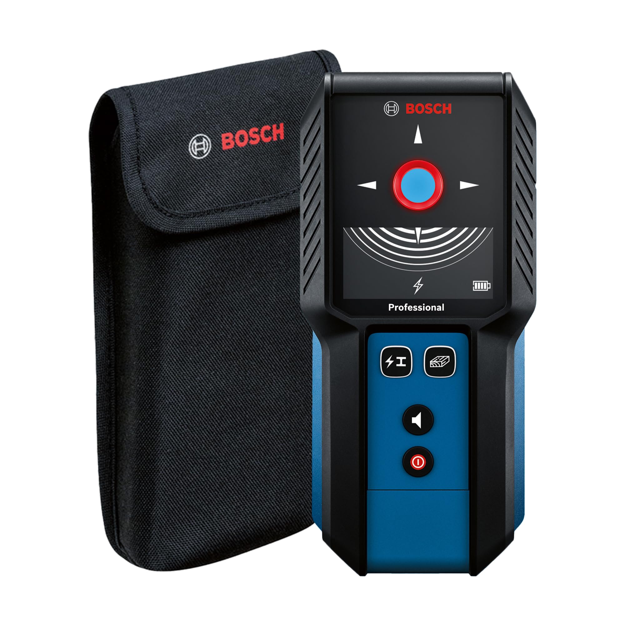 BOSCH GMS 120-27 Professional Wall Scanner Detector-Finds Metals, Live