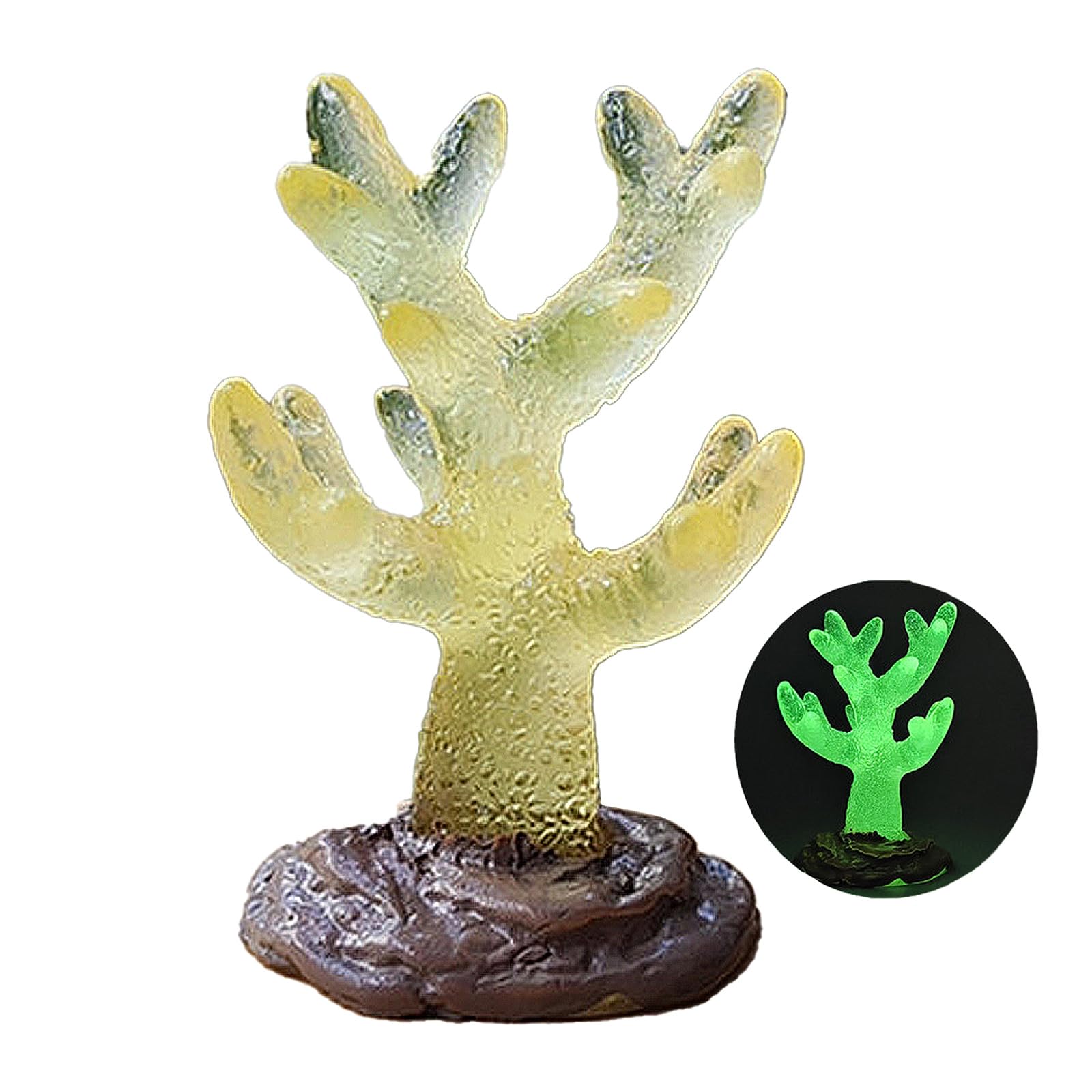 NEWFT FishTanks Decoration LifelikeCoral Figure Aquariums Decor Fish Tanks Ornament Freshwater Saltwater Landscaping Ornament