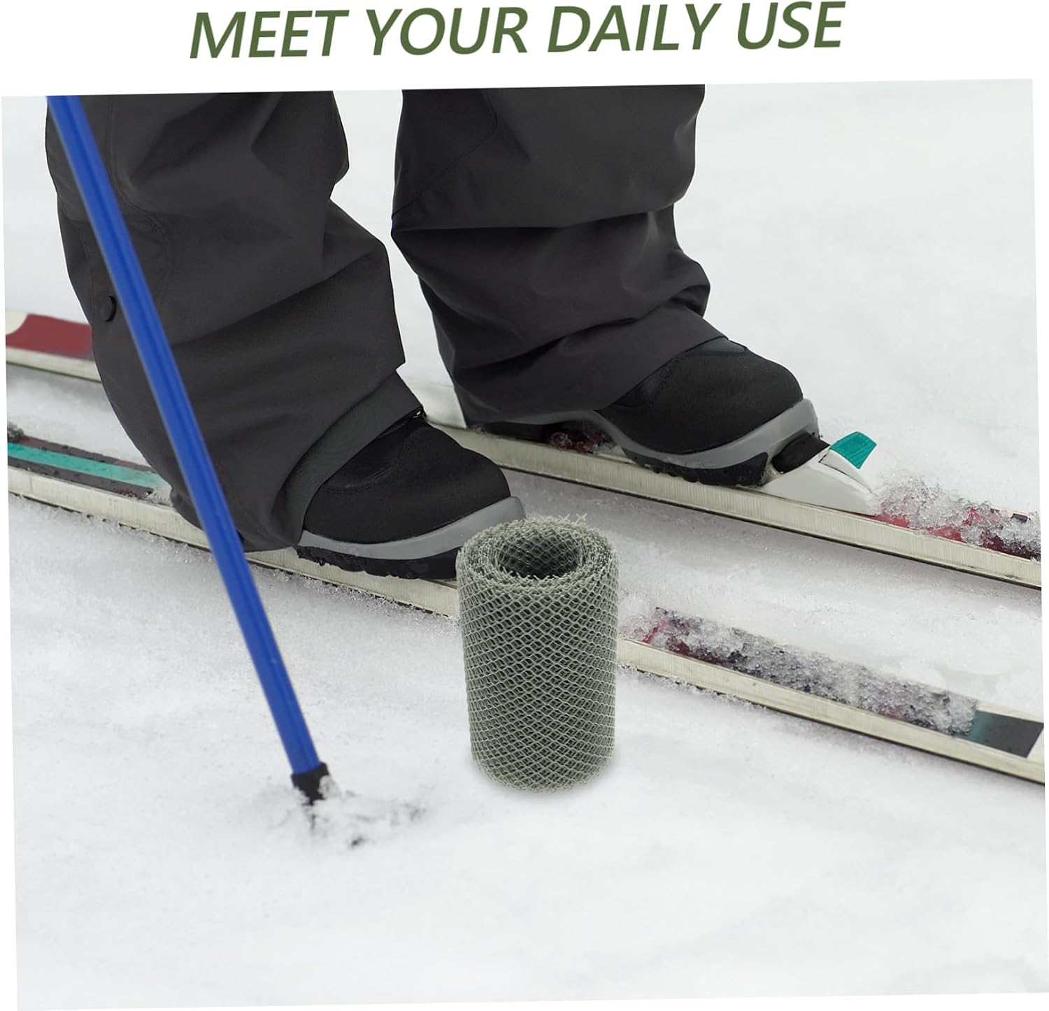 KOMBIUDA Ski Board Protector Mesh Creative Antifreezing Snowboard Skin Lightweight and Durable Cuttable Design for Prevention for Skiing Enthusiasts