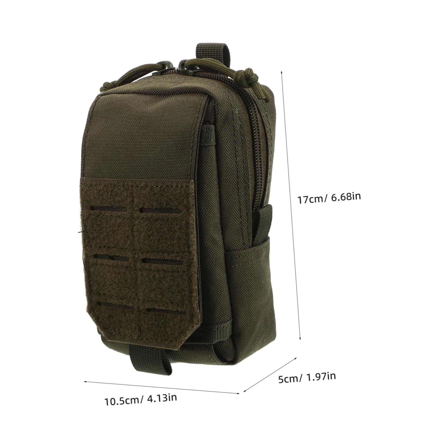 WOFASHPURET Hiking Belt Bag for Men with Quick Access Phone Slot Secure Belt Attachment and Expanded Storage for Tools and Gear