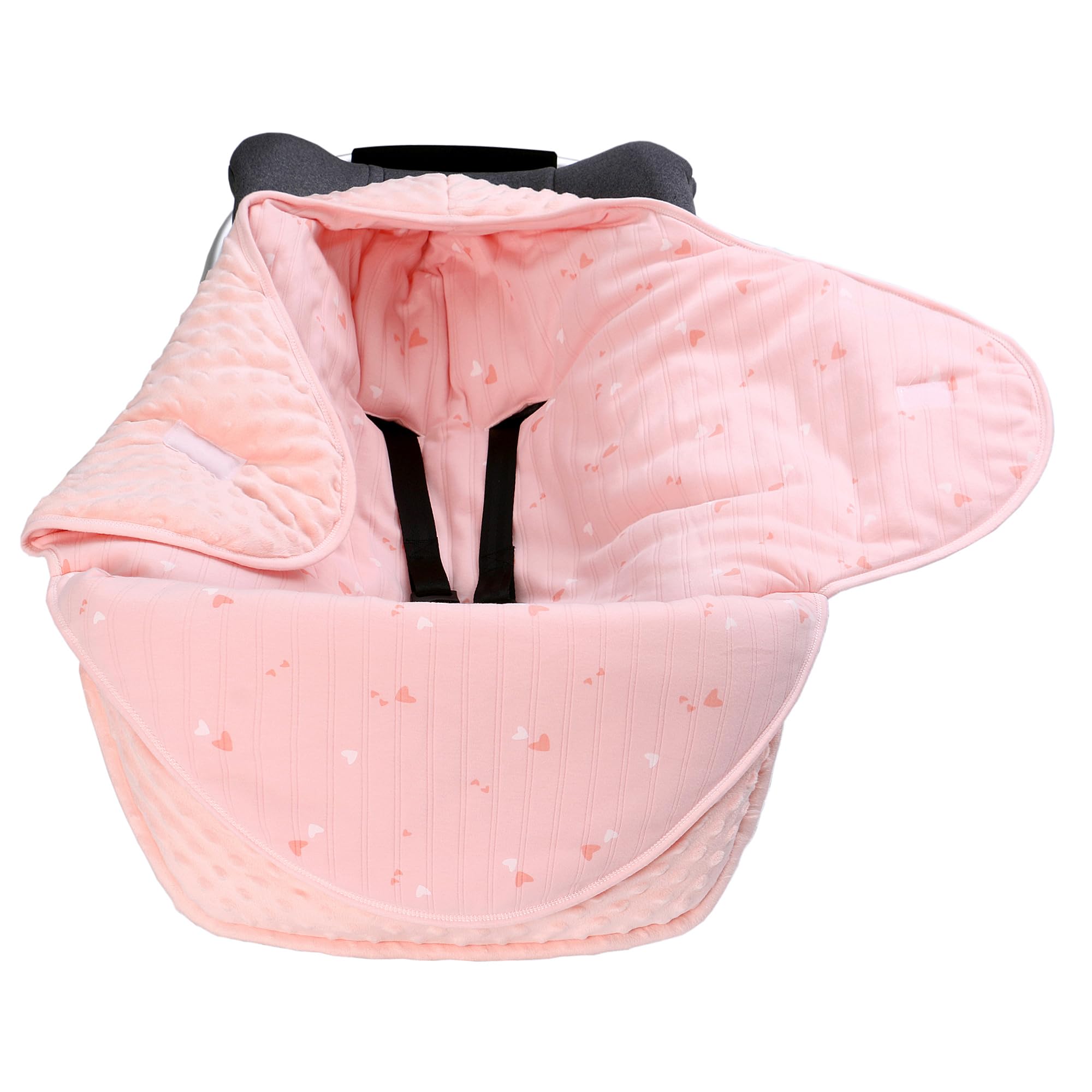 amo nenes Einschlagdecke Babyschale Winter Baby Baumwolle Decke Universal Kuscheldecke für Kinderwagen Autositz Warm Wickeldecke Babygeschenk für Jungen Mädchen 0-12M