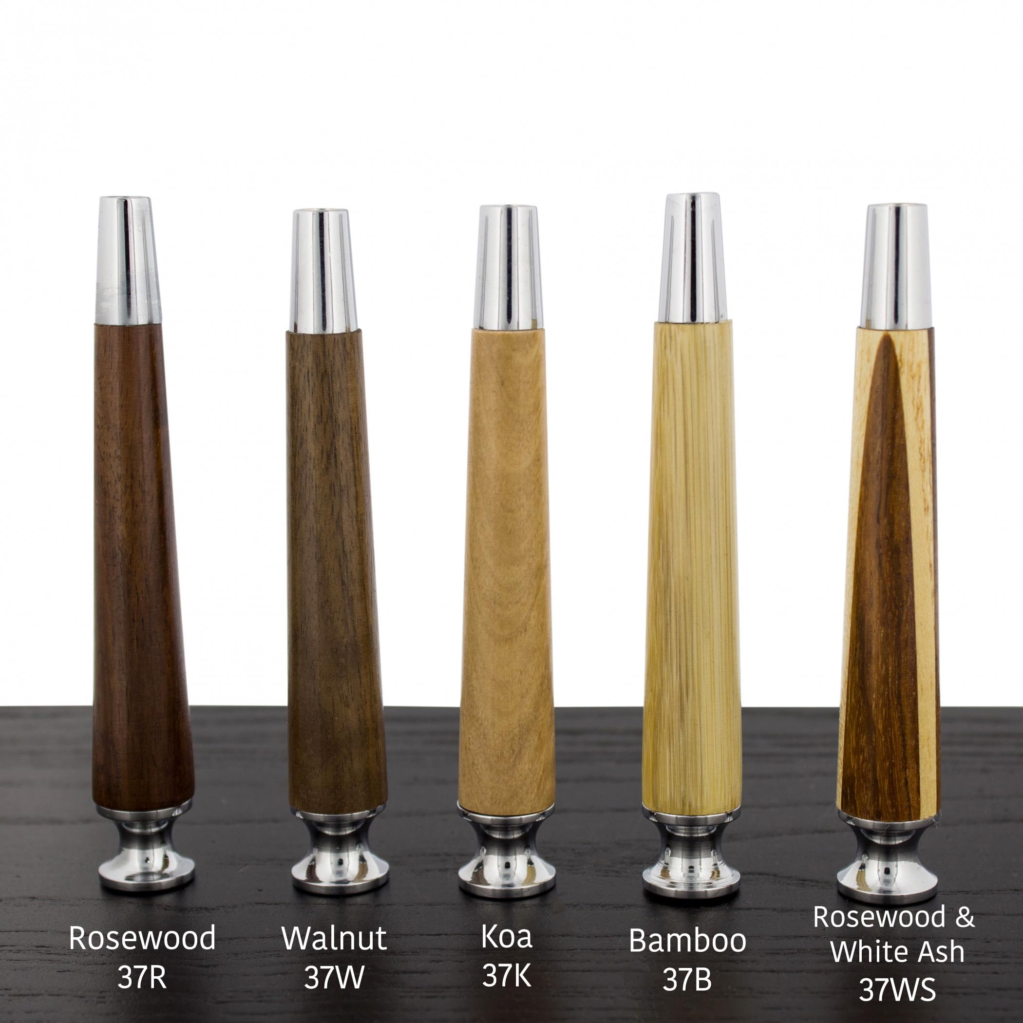 West Coast Shaving Natural Collection Wood Razor Handle 37R, Rosewood