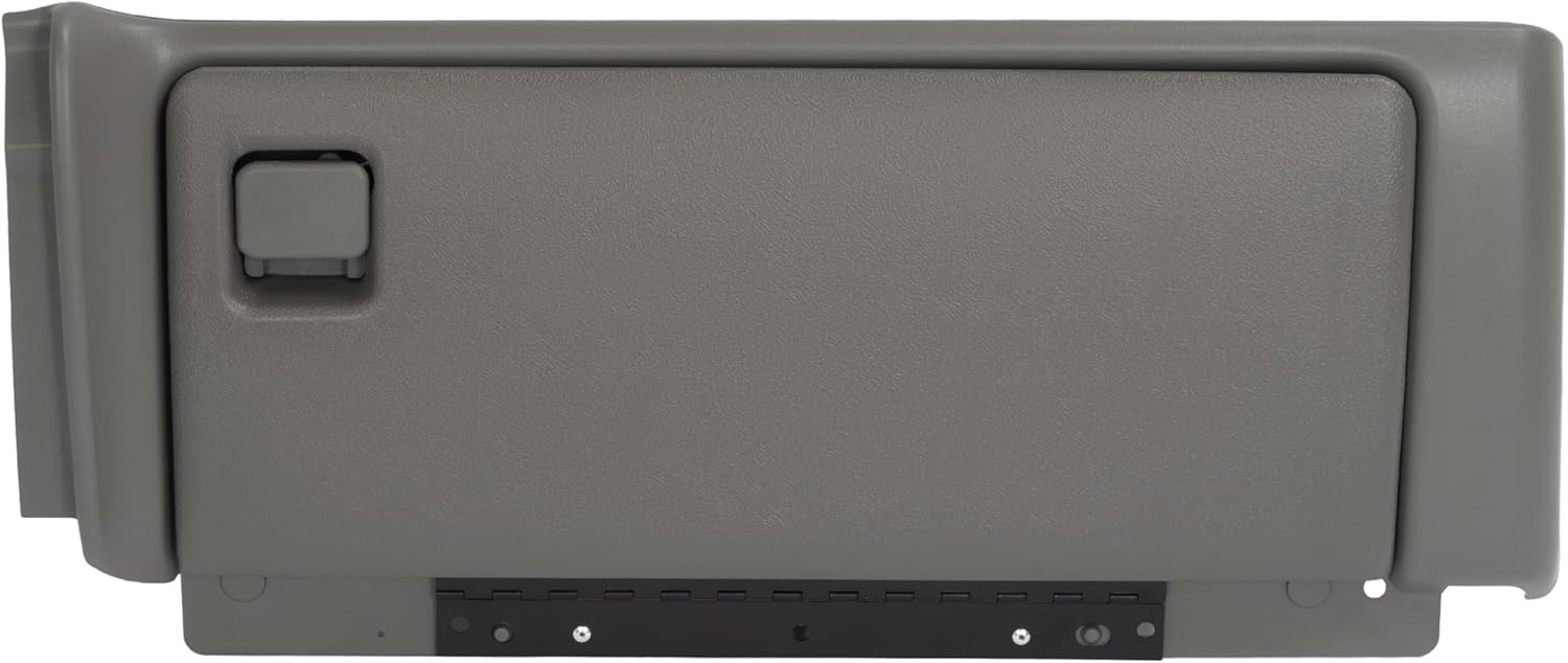 Glove Box Compatible with 2003-2007 Chevy Chevrolet Silverado GMC Sierra 1500 2500 3500 HD Replacement for 15807879 Classic Glover Box Lid & Interior Frame (Light Pewter W/Frame)