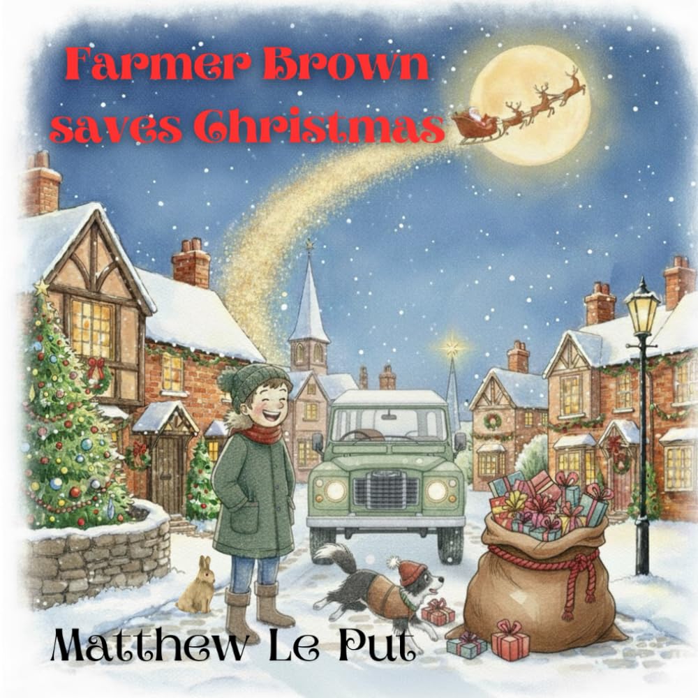 Farmer Brown saves Christmas: When Santa’s Sleigh Breaks, Farmer Brown & Delilah Saves the Day