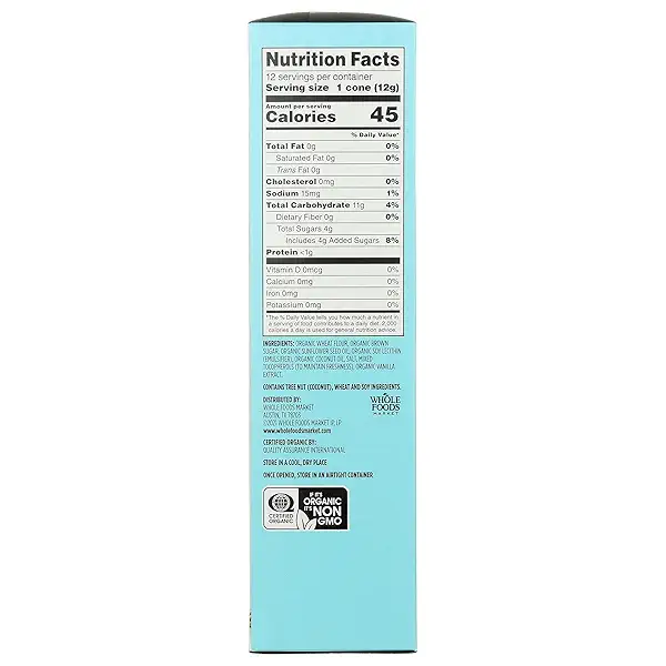 Organic Sugar Cone, 5 Ounce 2