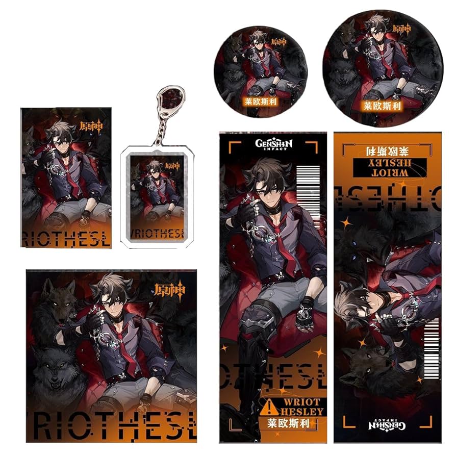 Amazon.co.jp: 原神 リオセスリ グッズ セット 福袋 6点セット