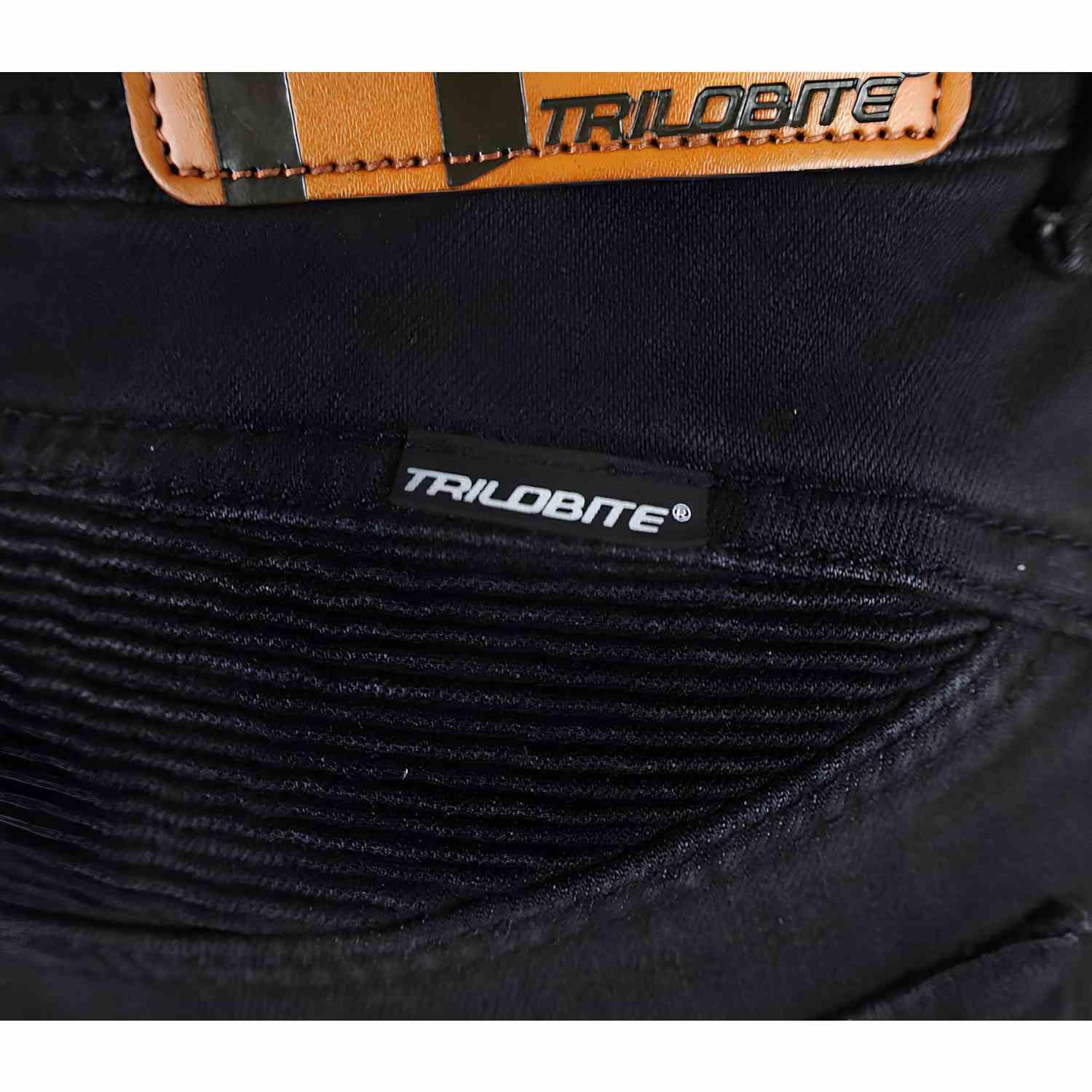 Trilobite Parado Doublelayer Slim Damskie dżinsy motocyklowe, czarny, 32/34